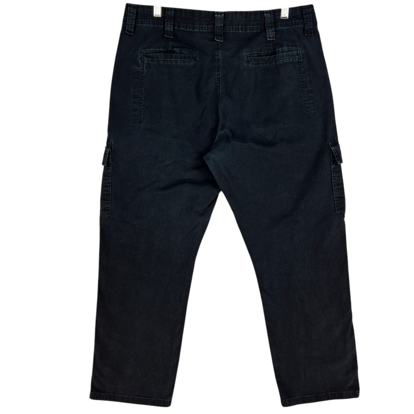 Vintage Wrangler Black Relaxed Fit Stretch Cargo Pants W34