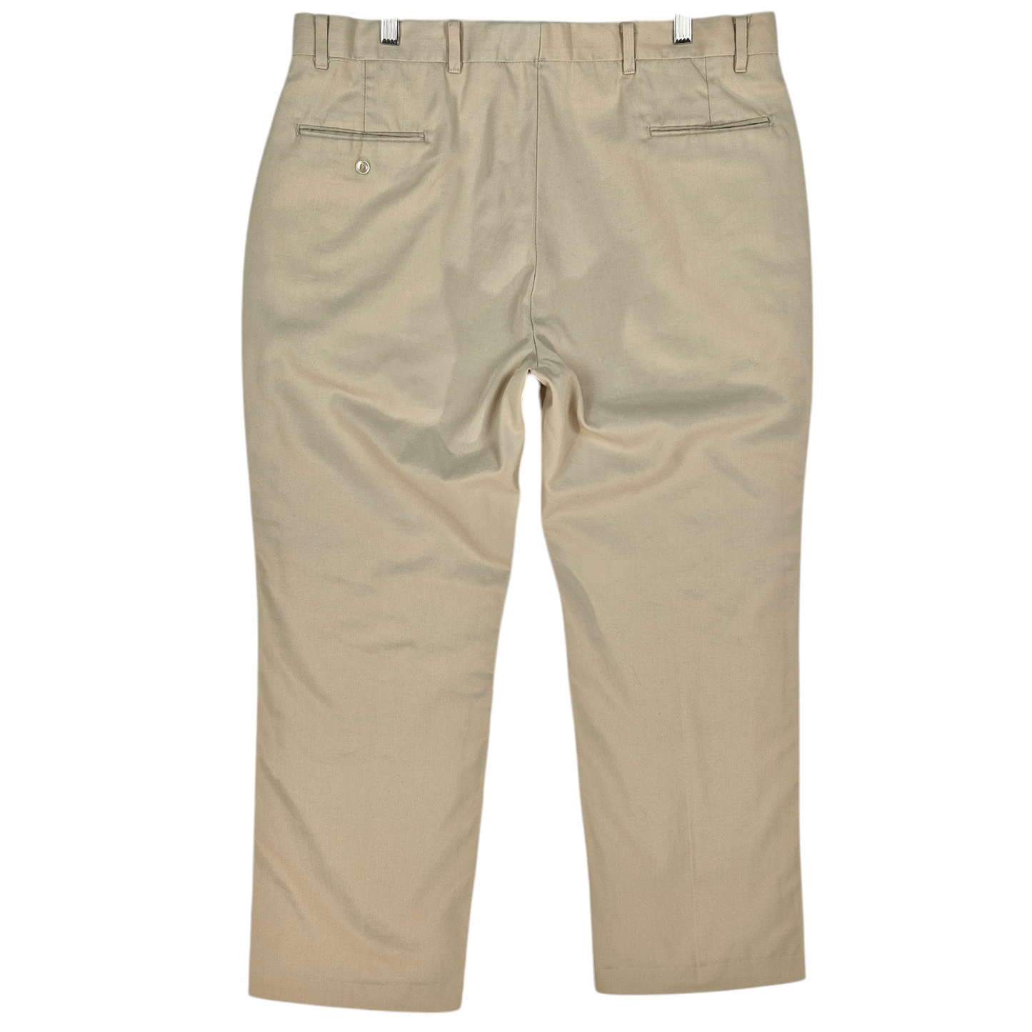 Vintage Wrangler Slacks 80's Light Brown USA Made Chino Pants W37