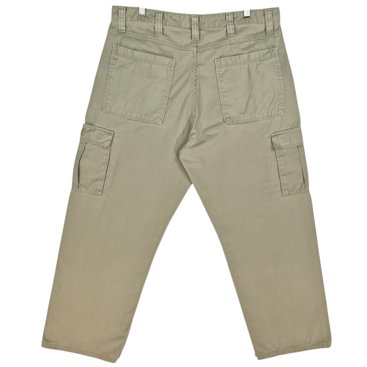 Vintage Wrangler 2000's Cream Brown Cargo Pants W36