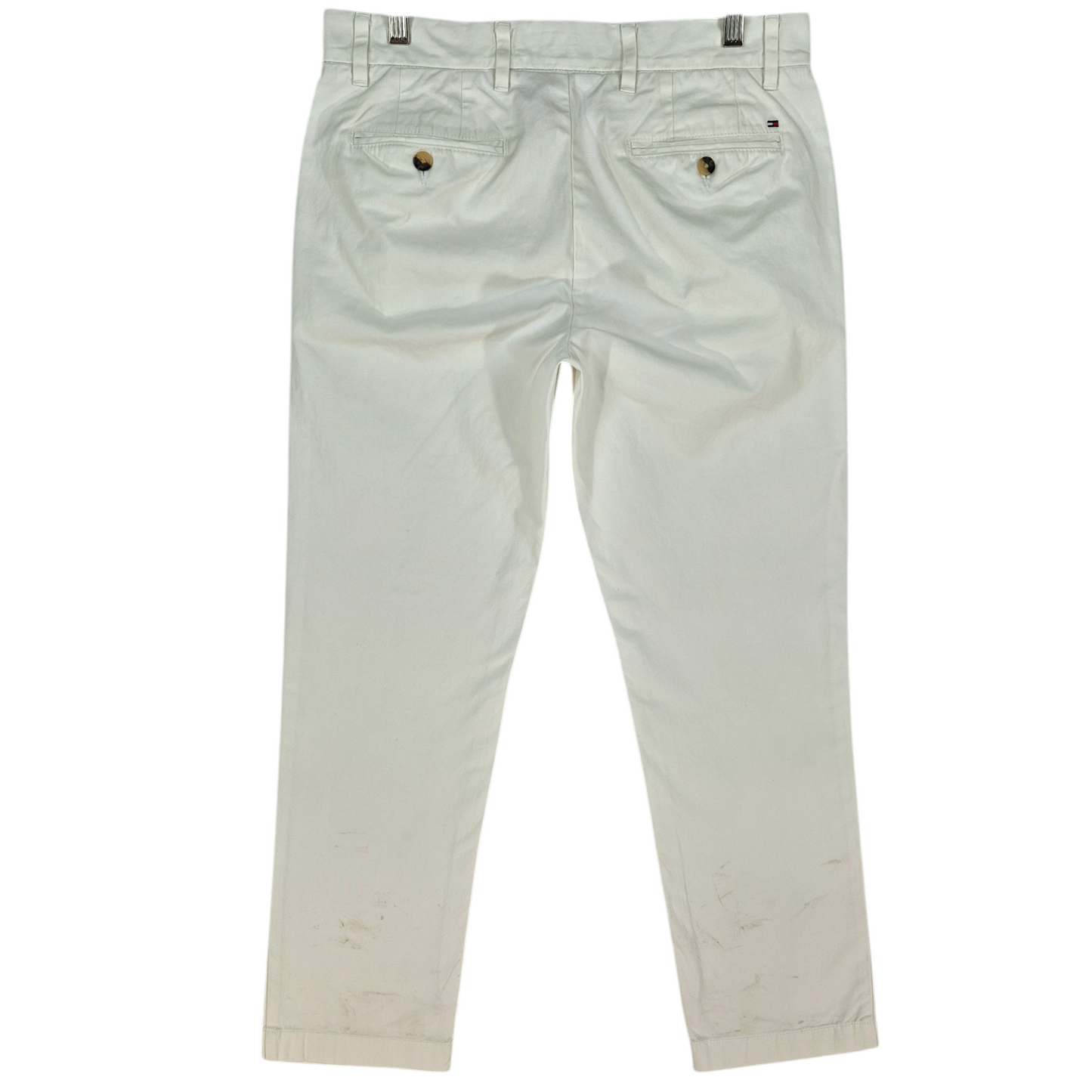 Tommy Hilfiger Cream White Custom Fit Chino Pants W31