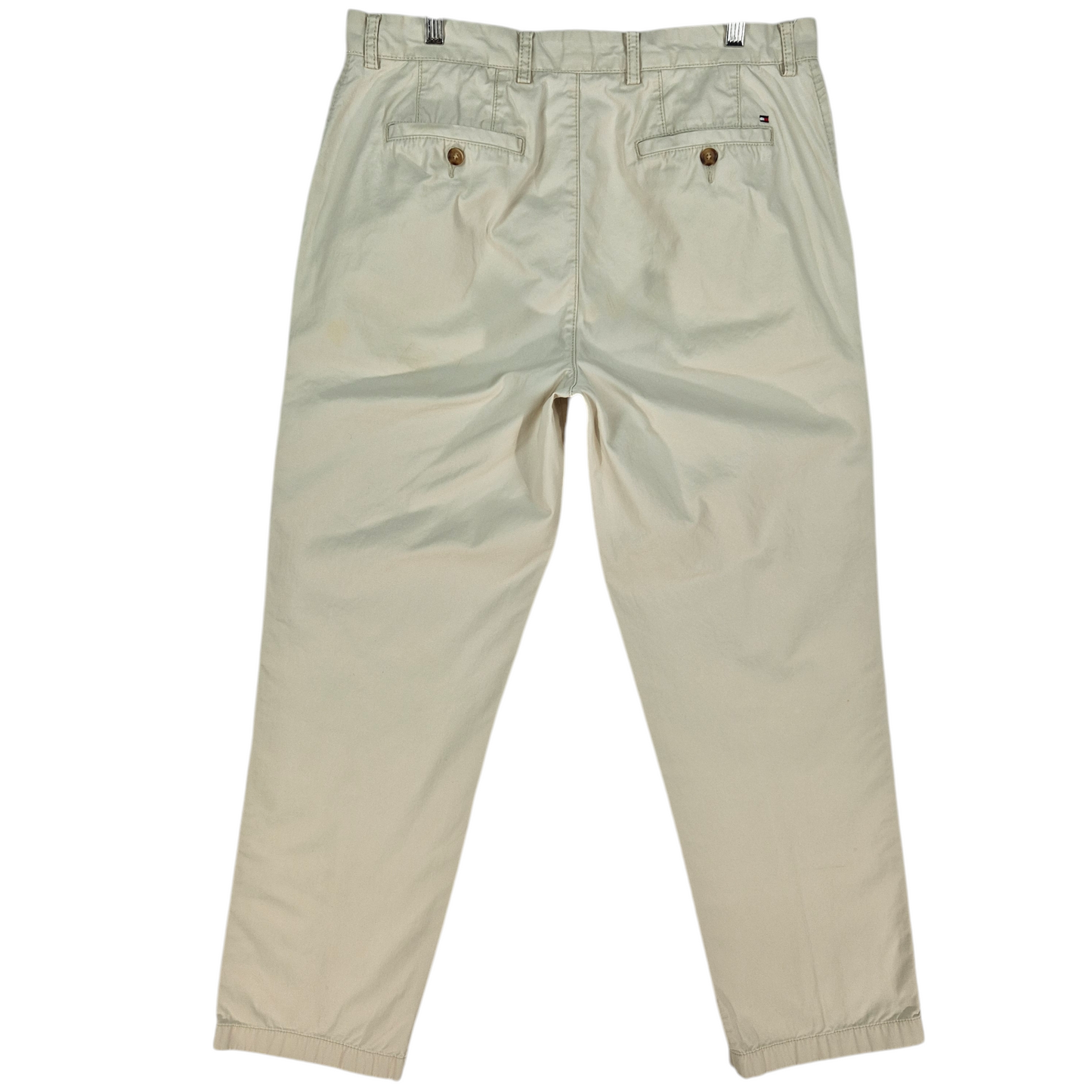 Tommy Hilfiger Cream Brown Classic Fit Chino Pants W34