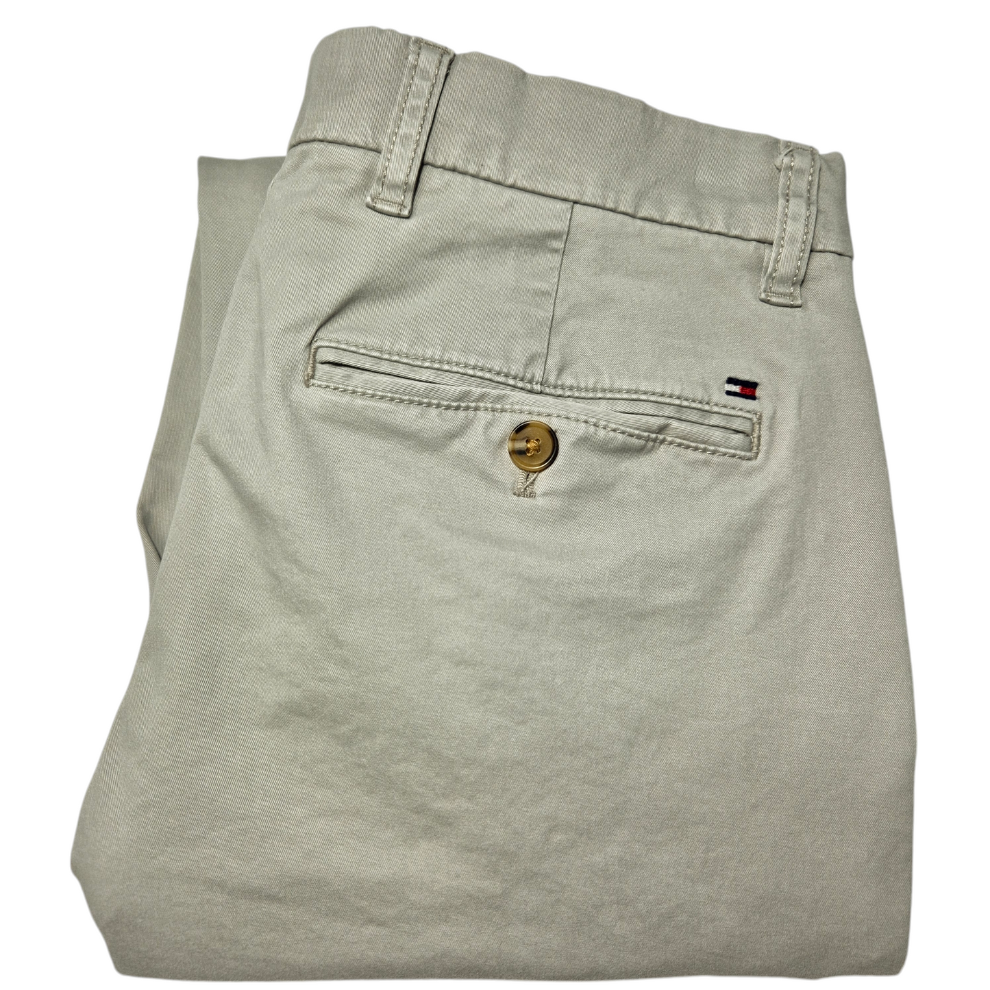 Tommy Hilfiger Light Grey Slim Fit Chino Pants W30