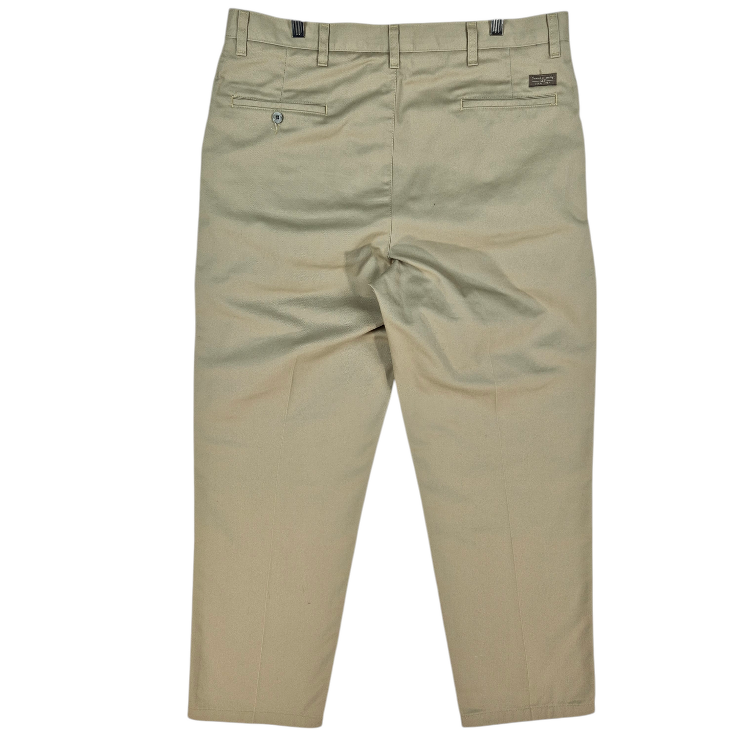 Vintage Lee 90's Light Brown Tapered Leg Chino Pants W37