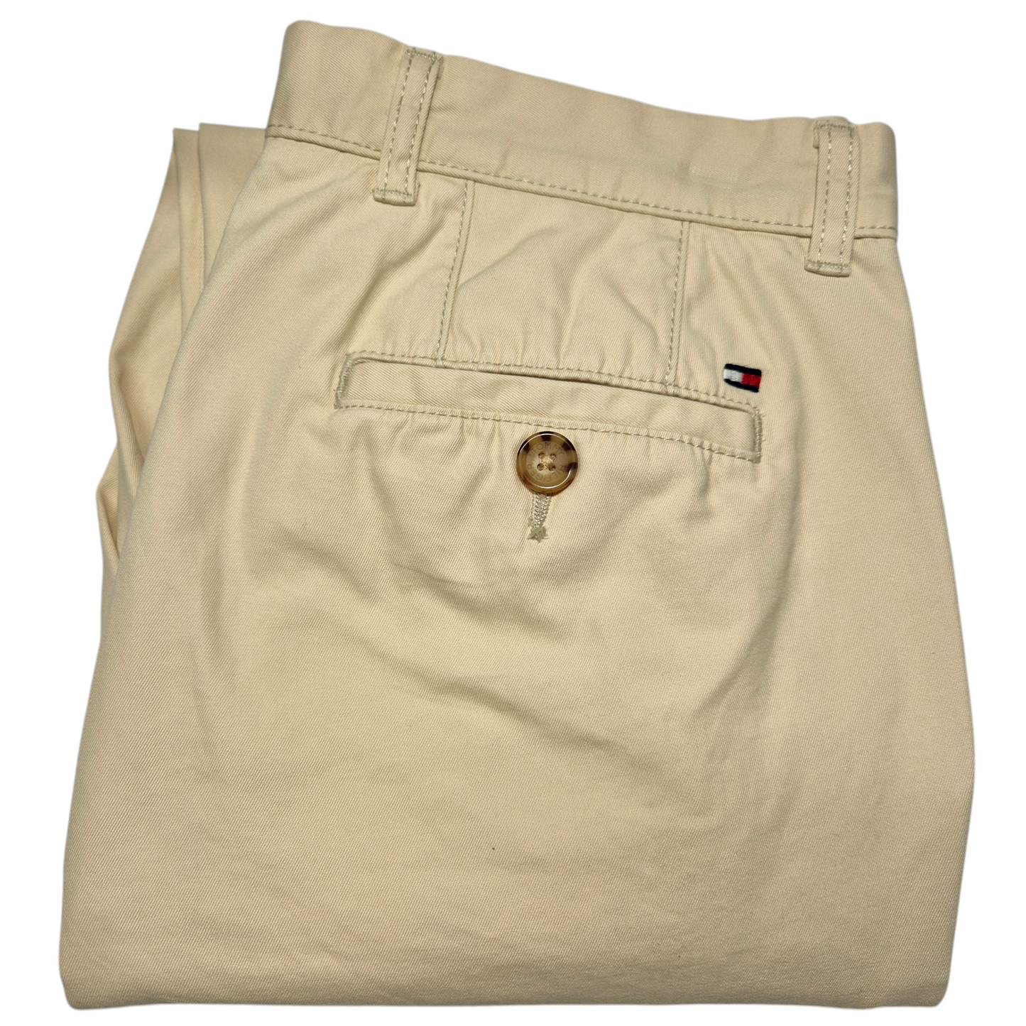 Tommy Hilfiger Cream Brown Chino Pants W31
