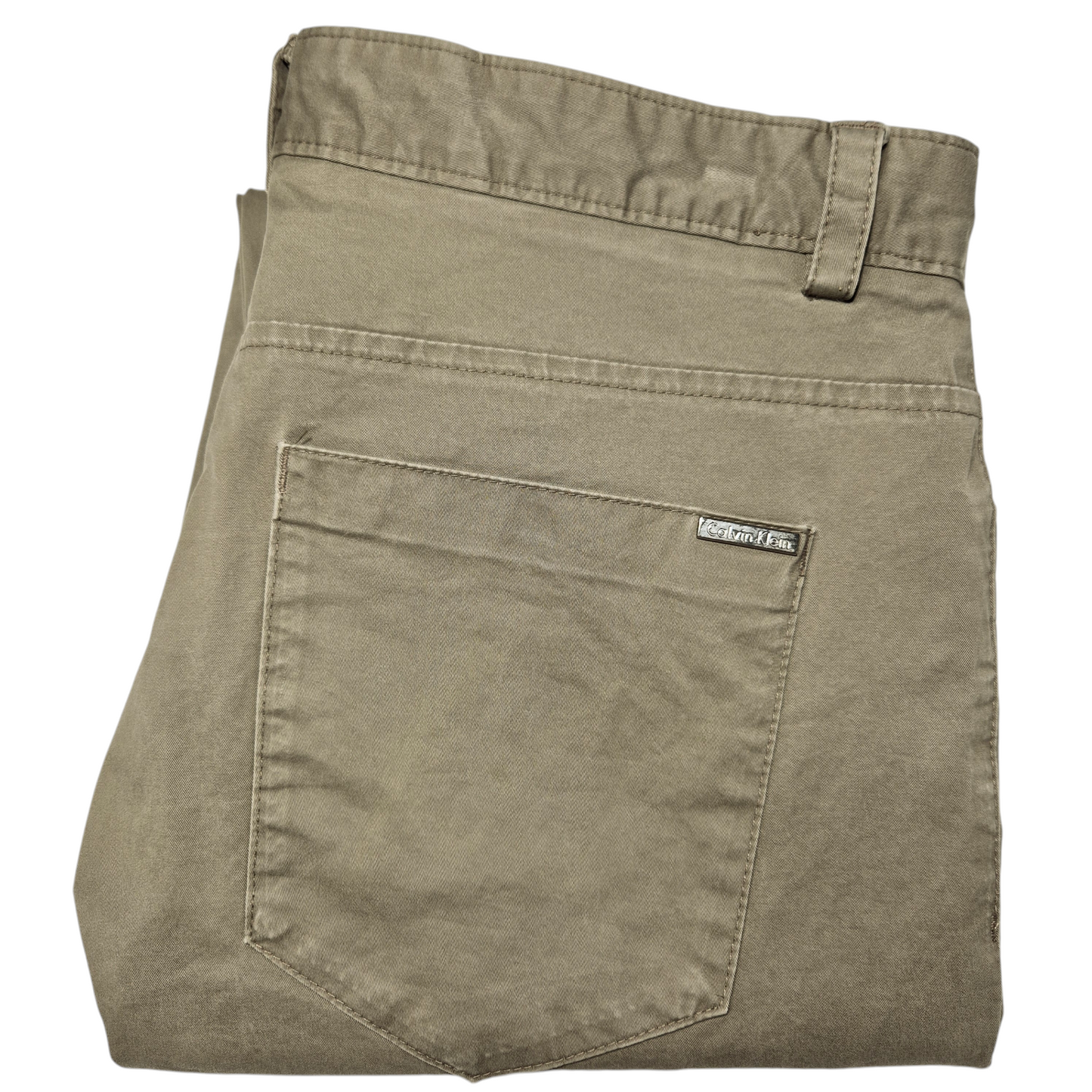 Calvin Klein Light Grey Slim Fit Chino Pants W32