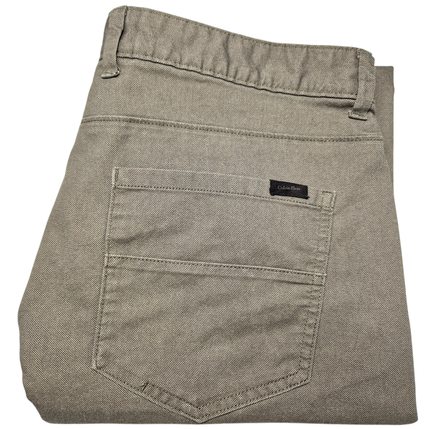 Calvin Klein Grey Slim Fit Chino Pants W32