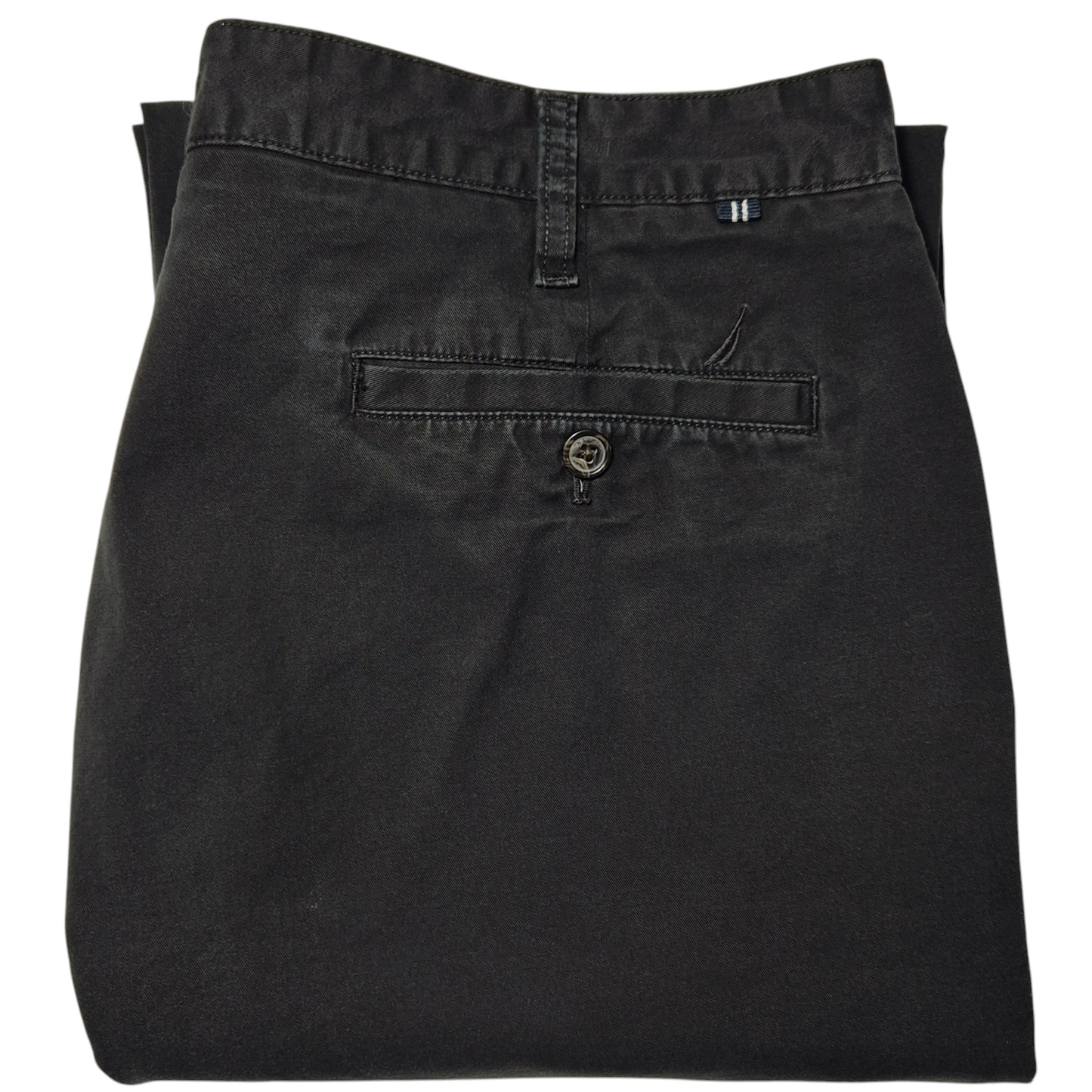 Nautica Black Tailored Fit Stretch Chino Pants W36