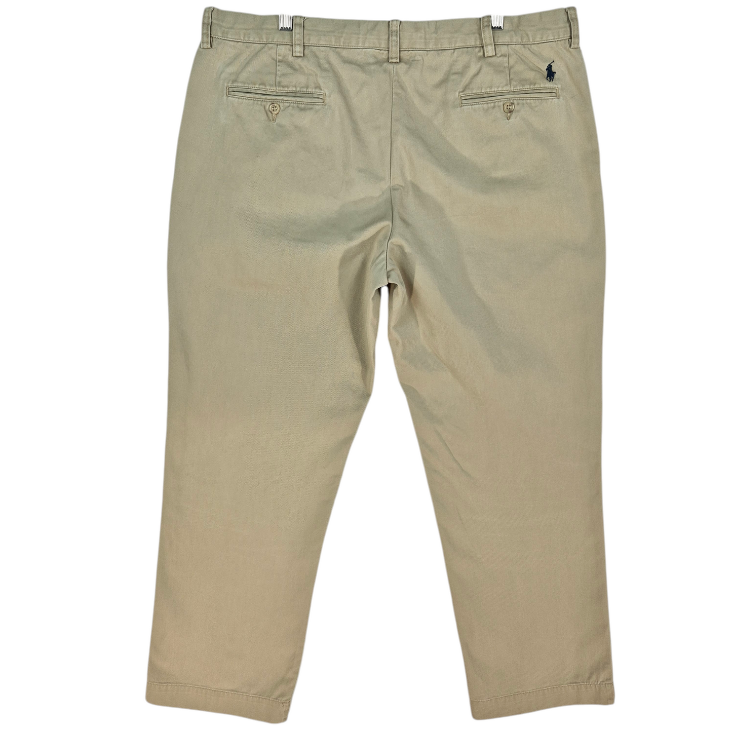 Vintage Polo Ralph Lauren 90's Light Brown Preston Chino Pants W38