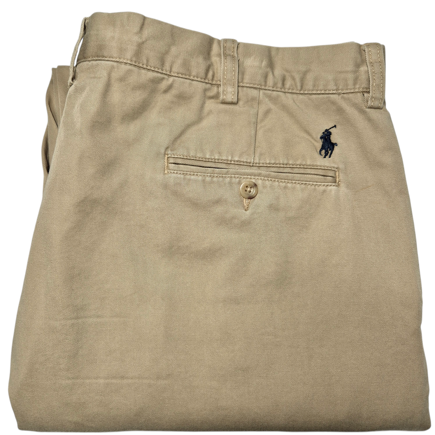 Vintage Polo Ralph Lauren 90's Light Brown Preston Chino Pants W38