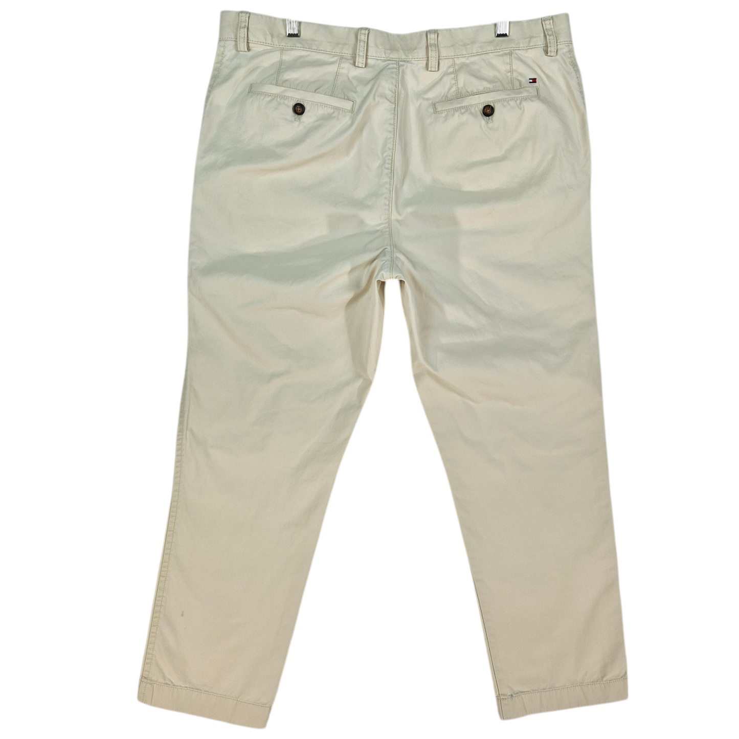 Tommy Hilfiger Cream Brown Custom Fit Chino Pants W36