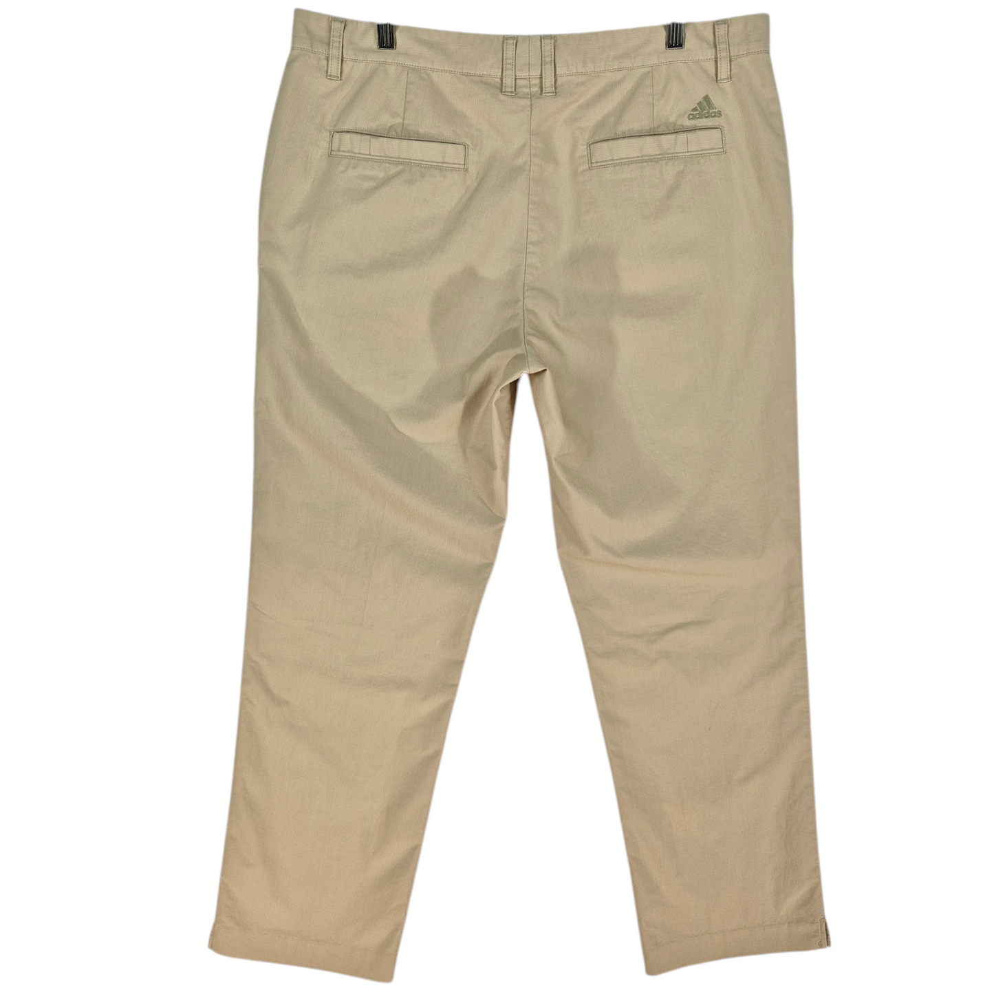 Vintage Adidas 2000's Light Brown Synthetic Chino Pants W36