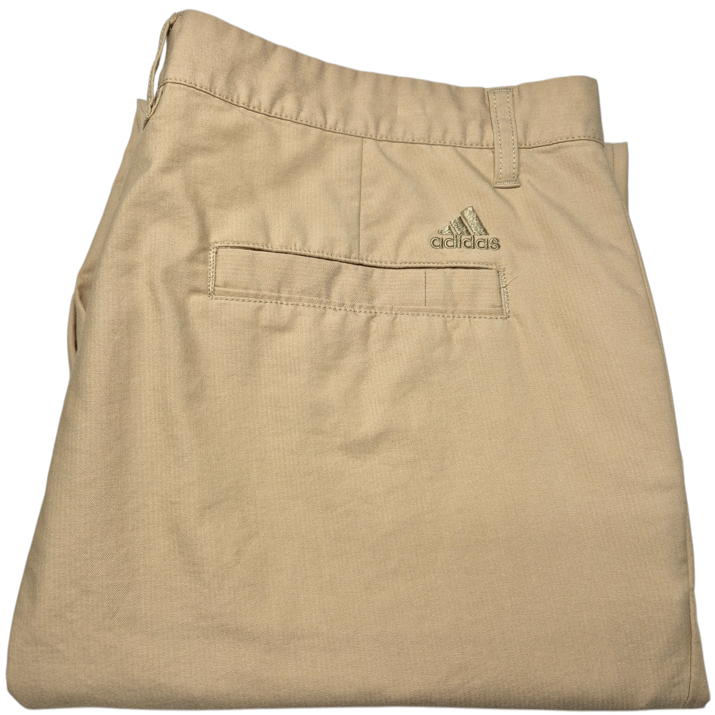 Vintage Adidas 2000's Light Brown Synthetic Chino Pants W36