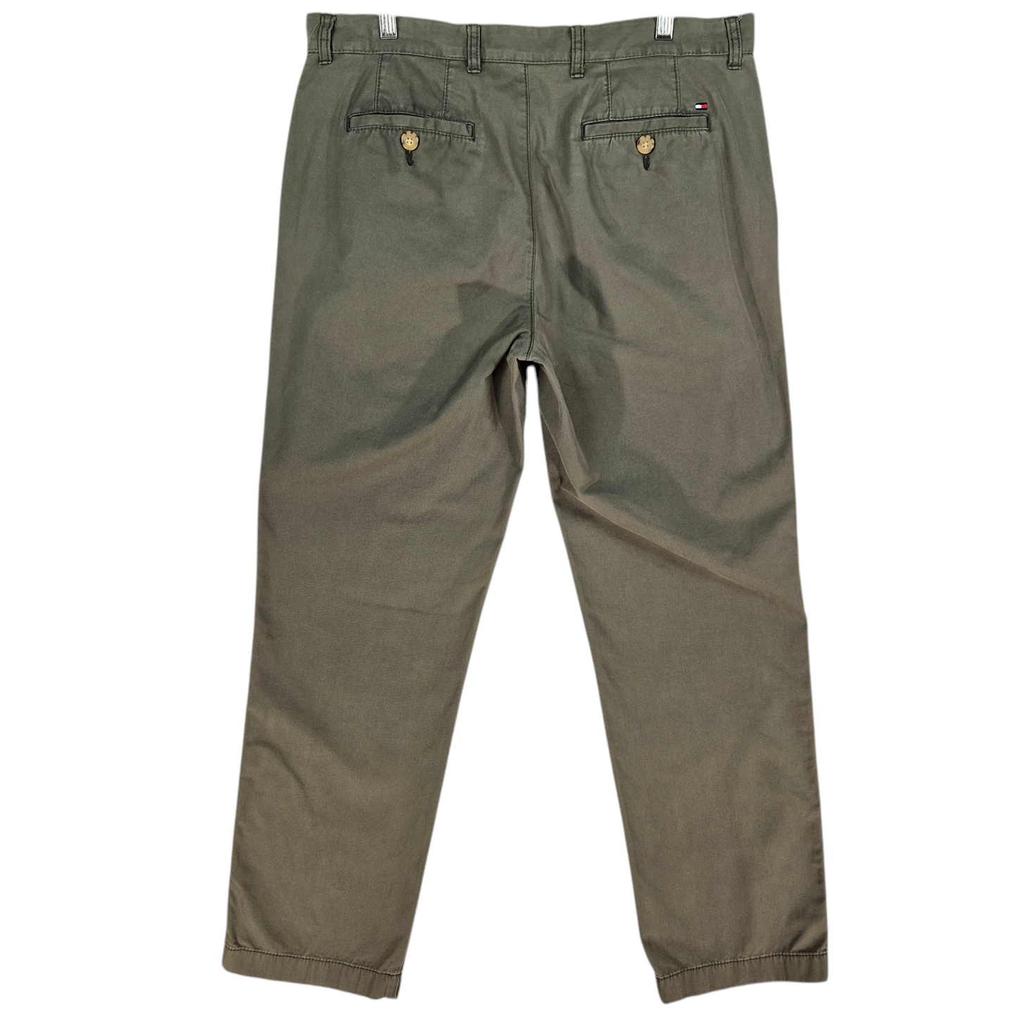Tommy Hilfiger Grey Straight Leg Chino Pants W35