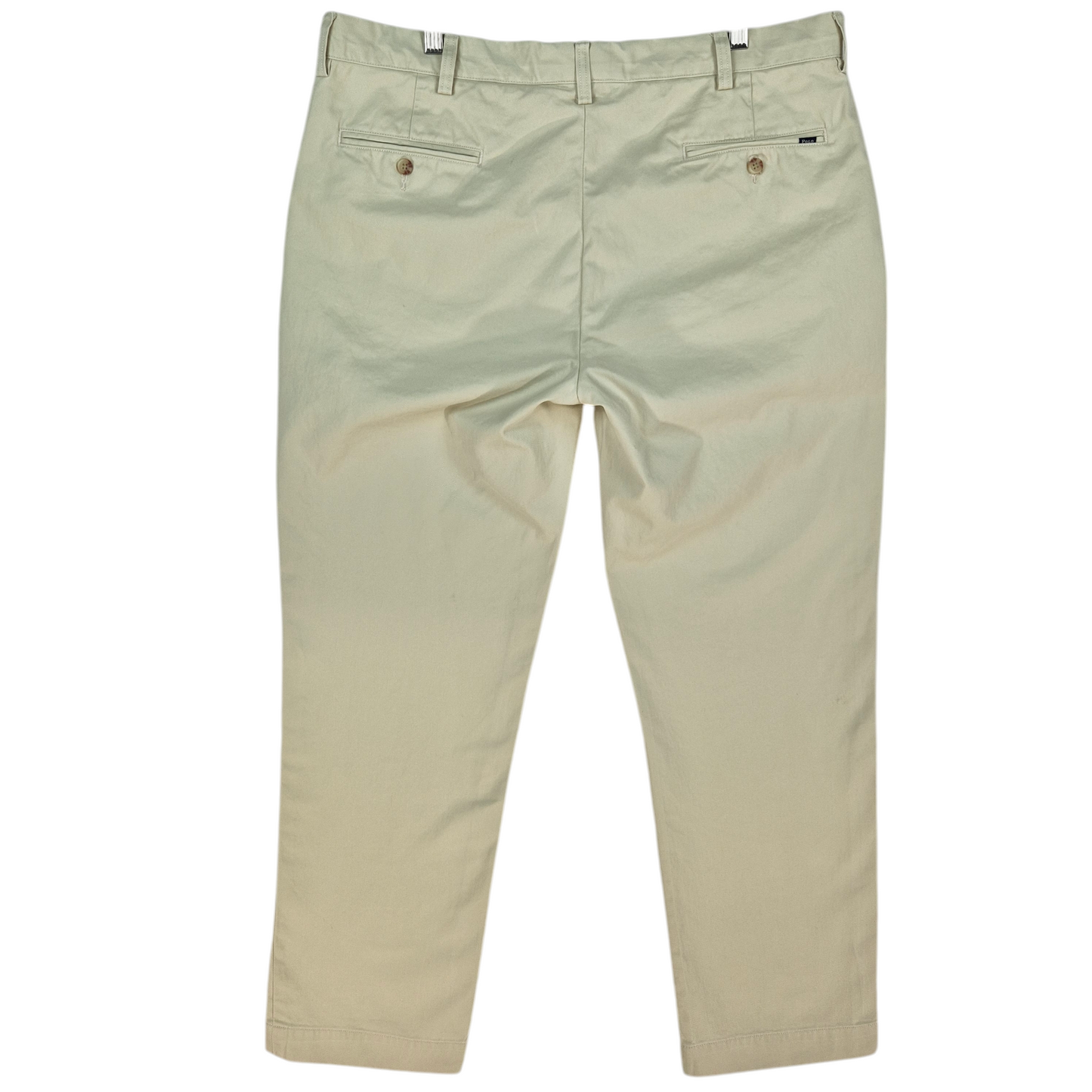 Polo Ralph Lauren Cream Brown Classic Fit Chino Pants W38