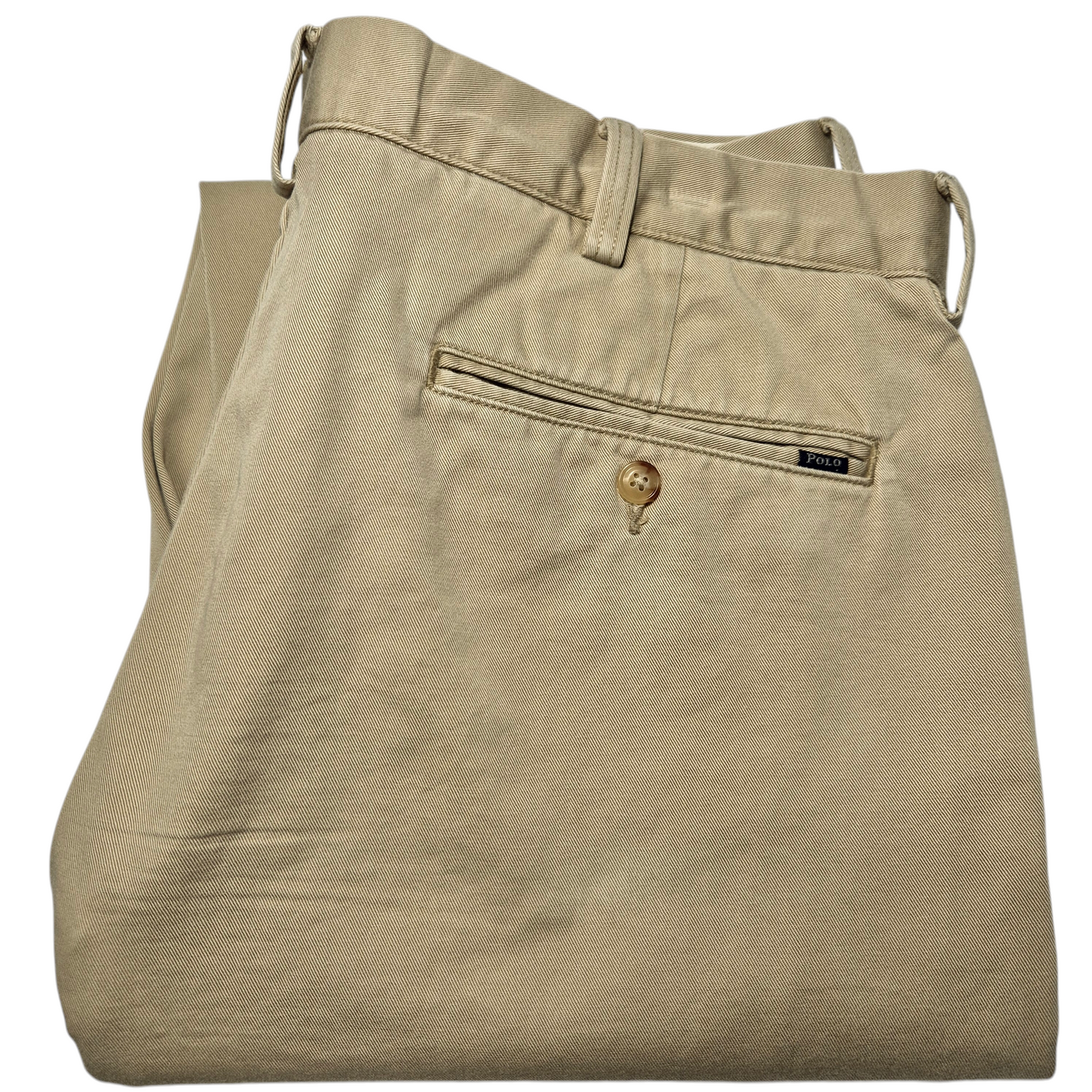Vintage Polo Ralph Lauren 90's Light Brown Chino Pants W36