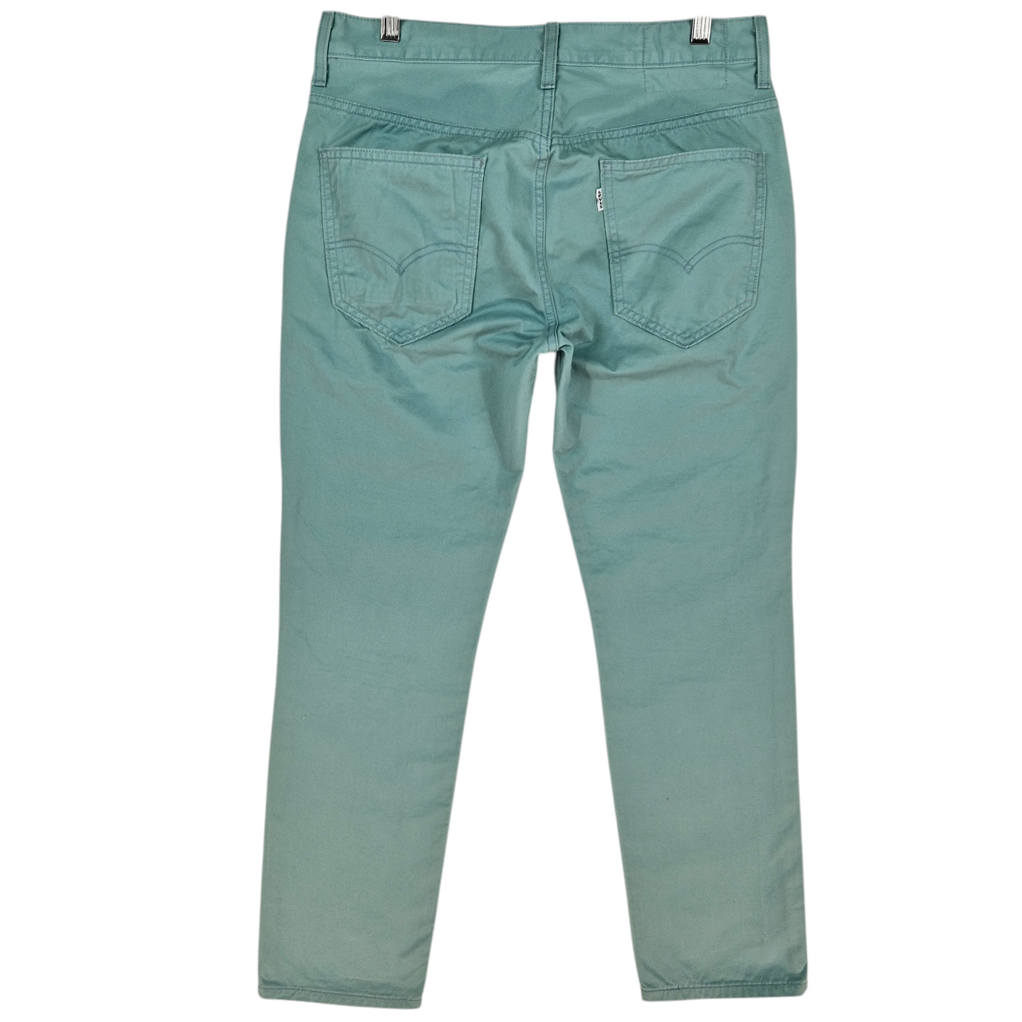 Levis Aqua Green Slim Chino Pants W32