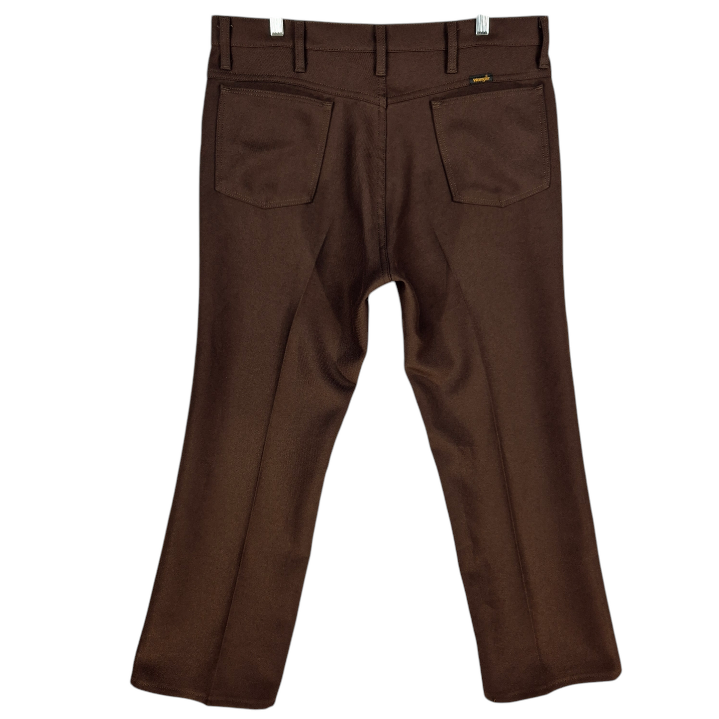 Vintage Wrangler 90's Brown Polyester Chino Pants W36