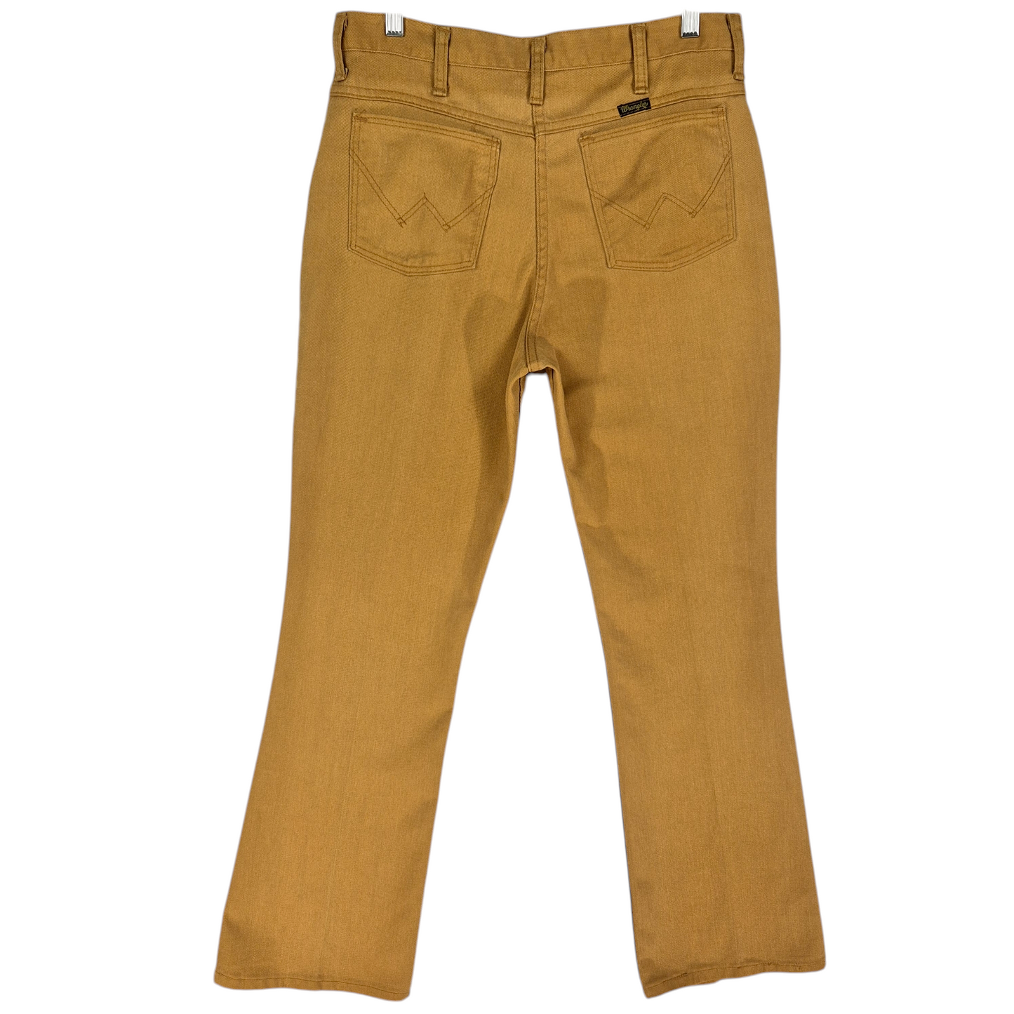 Vintage Wrangler 80's Brown USA Made Bootcut Chino Pants W31
