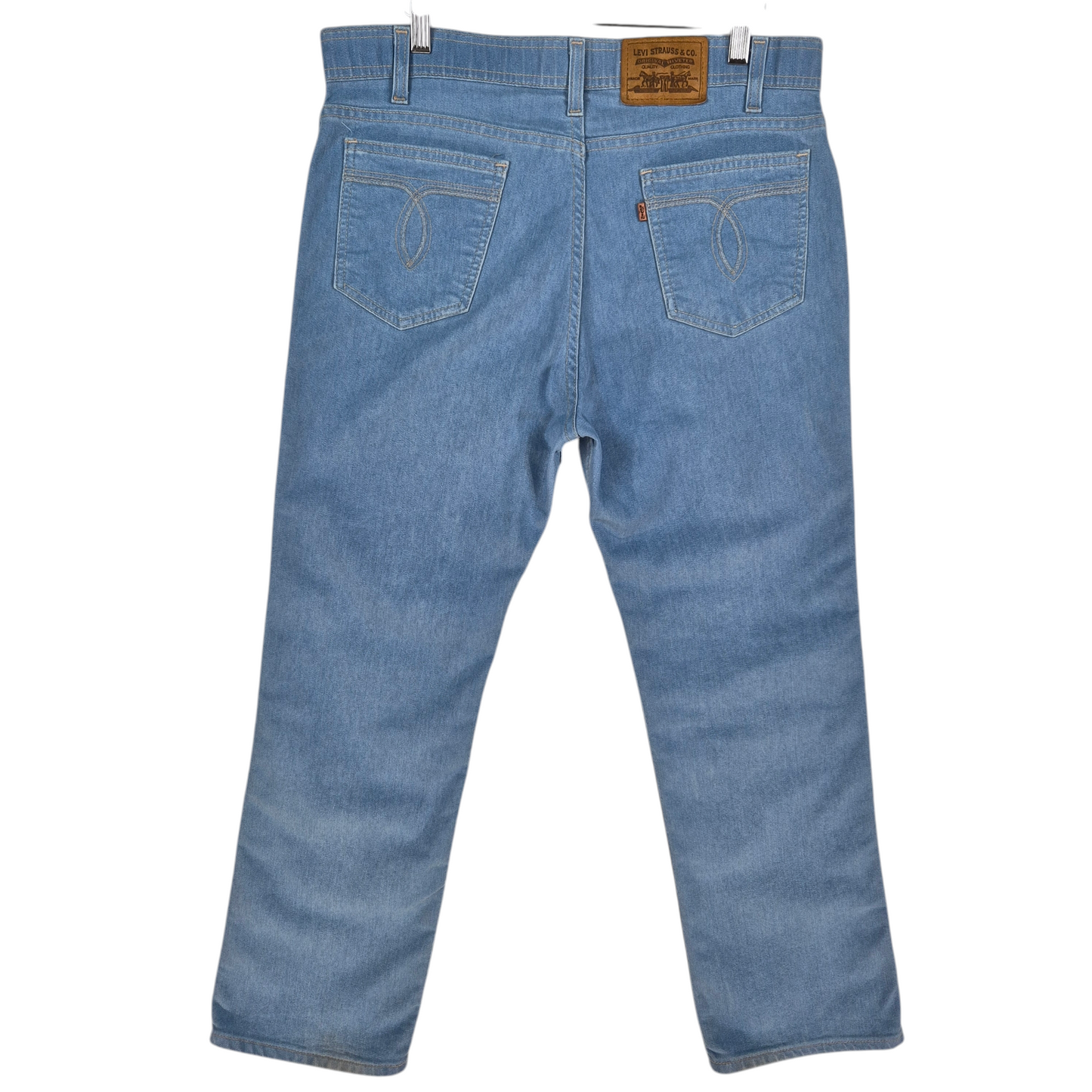 Vintage Levis Jeans 80's Blue Bronze Tab Light Stretch Denim Bottoms W34