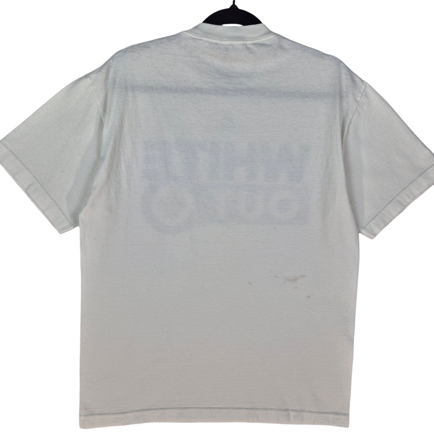 Adidas 2000's NHL Winnipeg Jets White Cotton Tee Shirt Size M