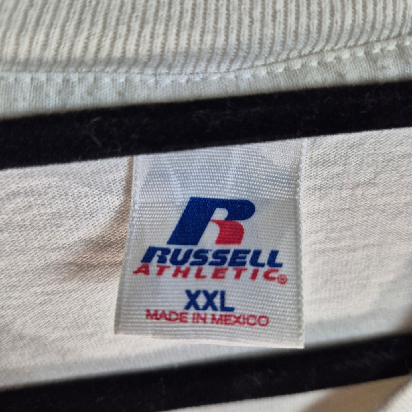 Russell Athletic Iowa Football All Stars White Cotton Tee Shirt Size 2XL