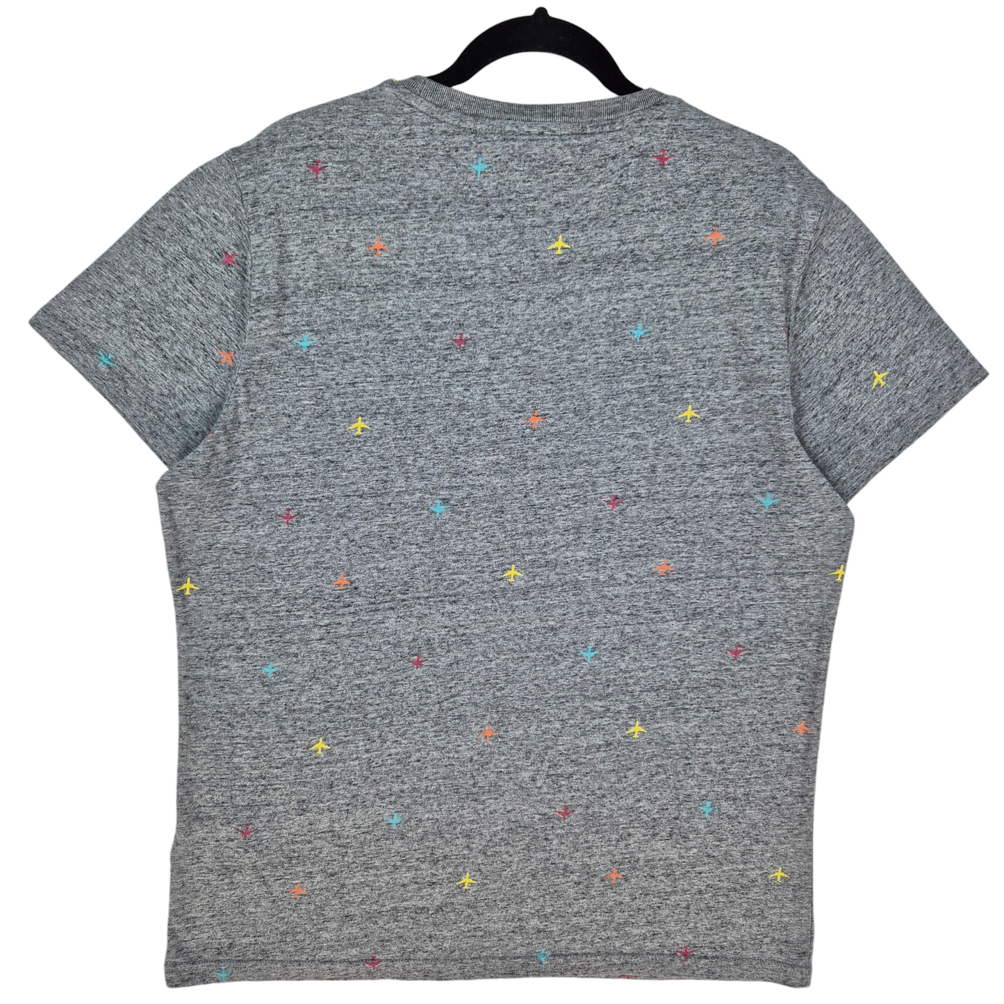 Superdry Grey Slim Fit Cotton Tee Shirt Size XL