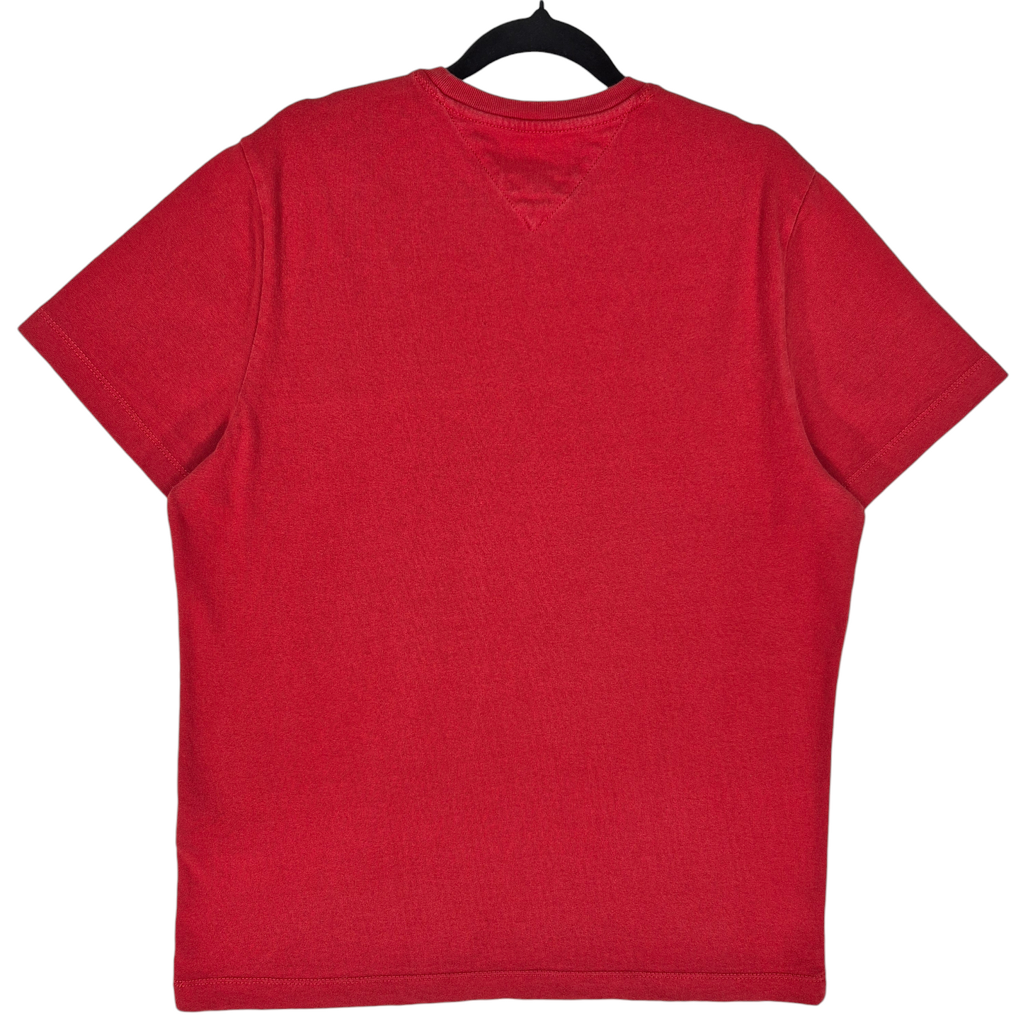 Tommy Jeans Red Thick Blend Cotton Tee Shirt Size M