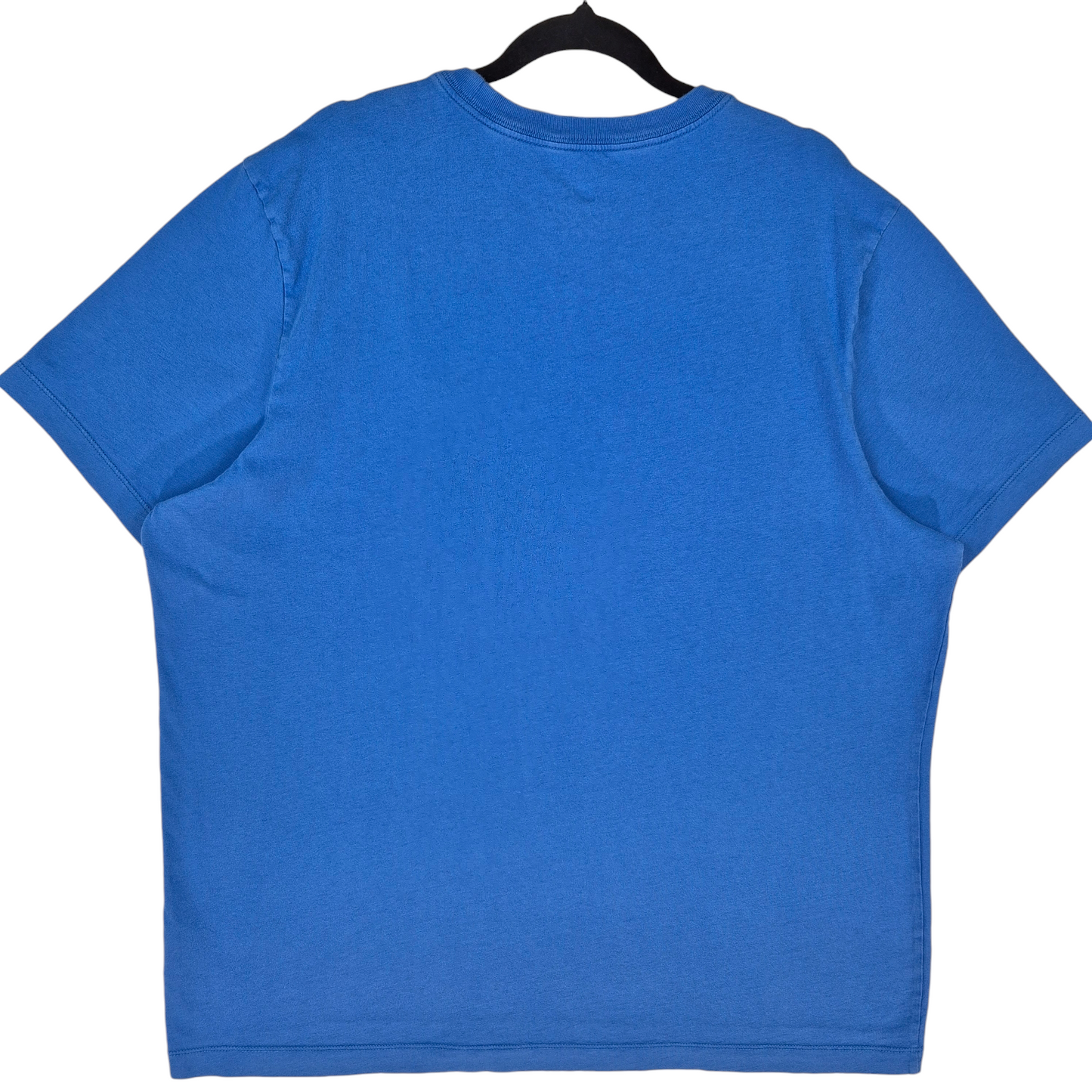 Nike Blue Basic Embroidered Cotton Tee Shirt Size XL