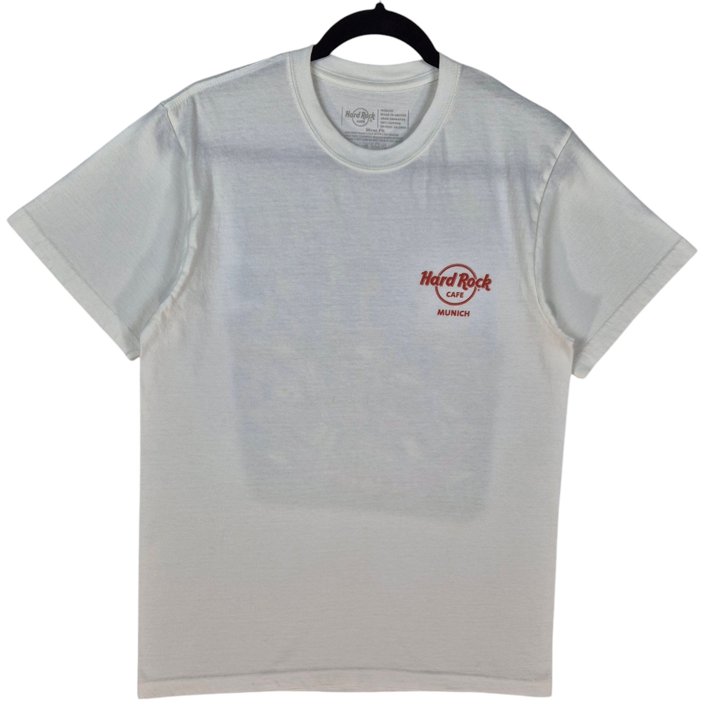 Hard Rock Cafe Munich White Cotton Tee Shirt Size M