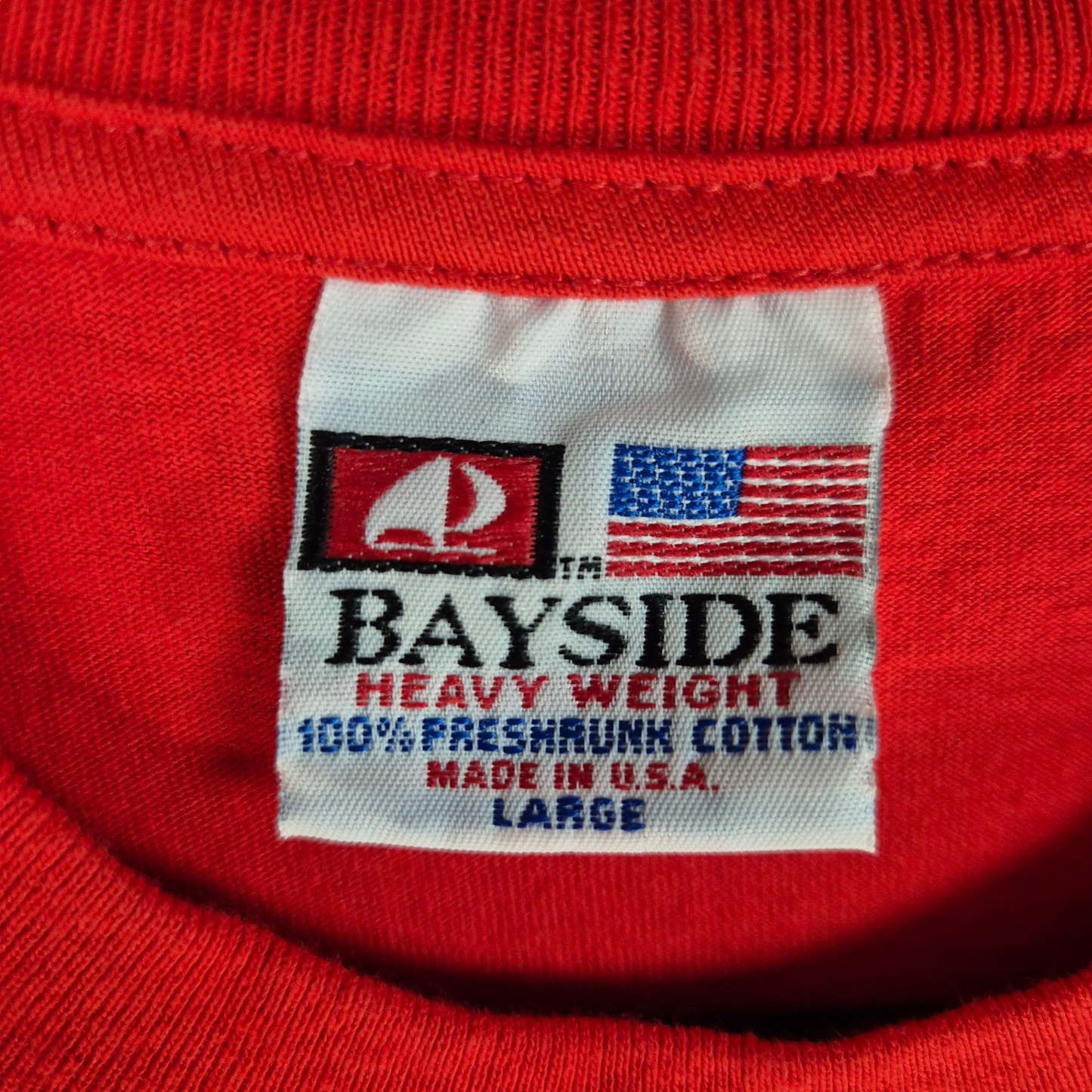 2022 Bikes For Trikes USA Red Long Sleeve Tee Shirt Size L