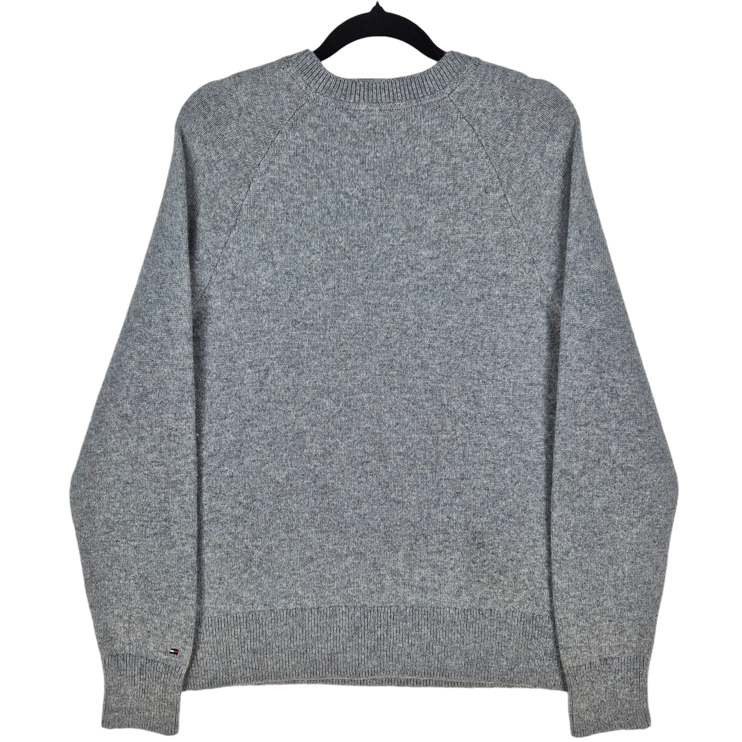 Tommy Hilfiger Womens Grey Acrylic Wool & Polyester Knit Sweater Size M