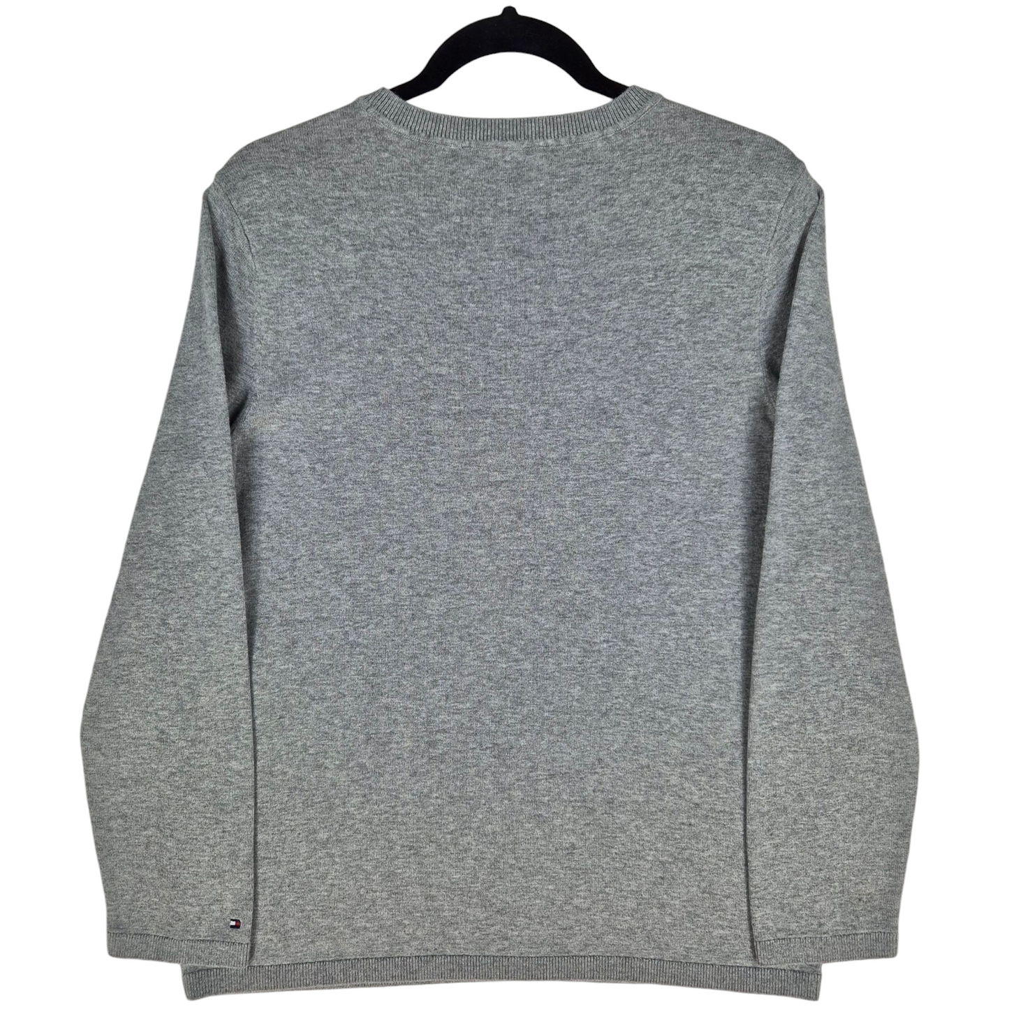 Tommy Hilfiger Womens Grey Crewneck Knit Sweater Size L