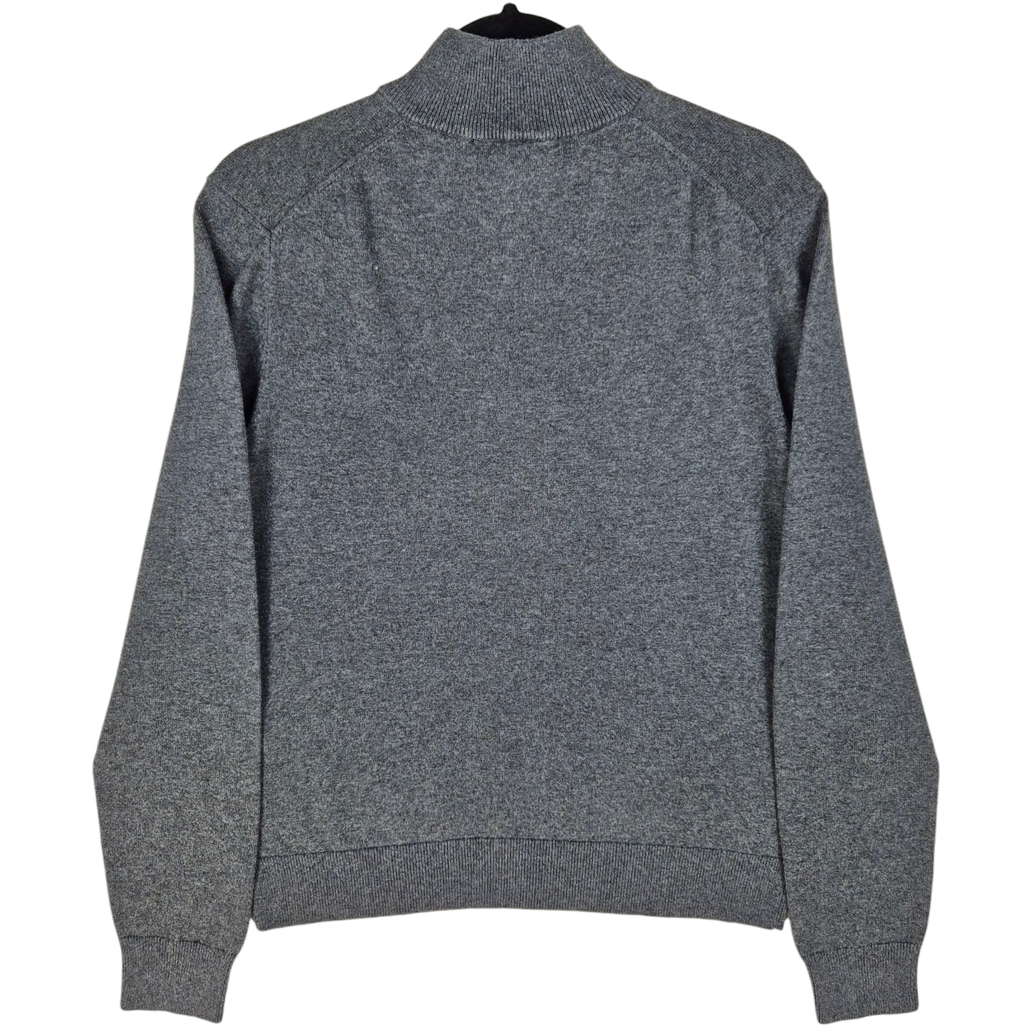 Michael Kors Grey Quarter Zip Knit Sweater Size M