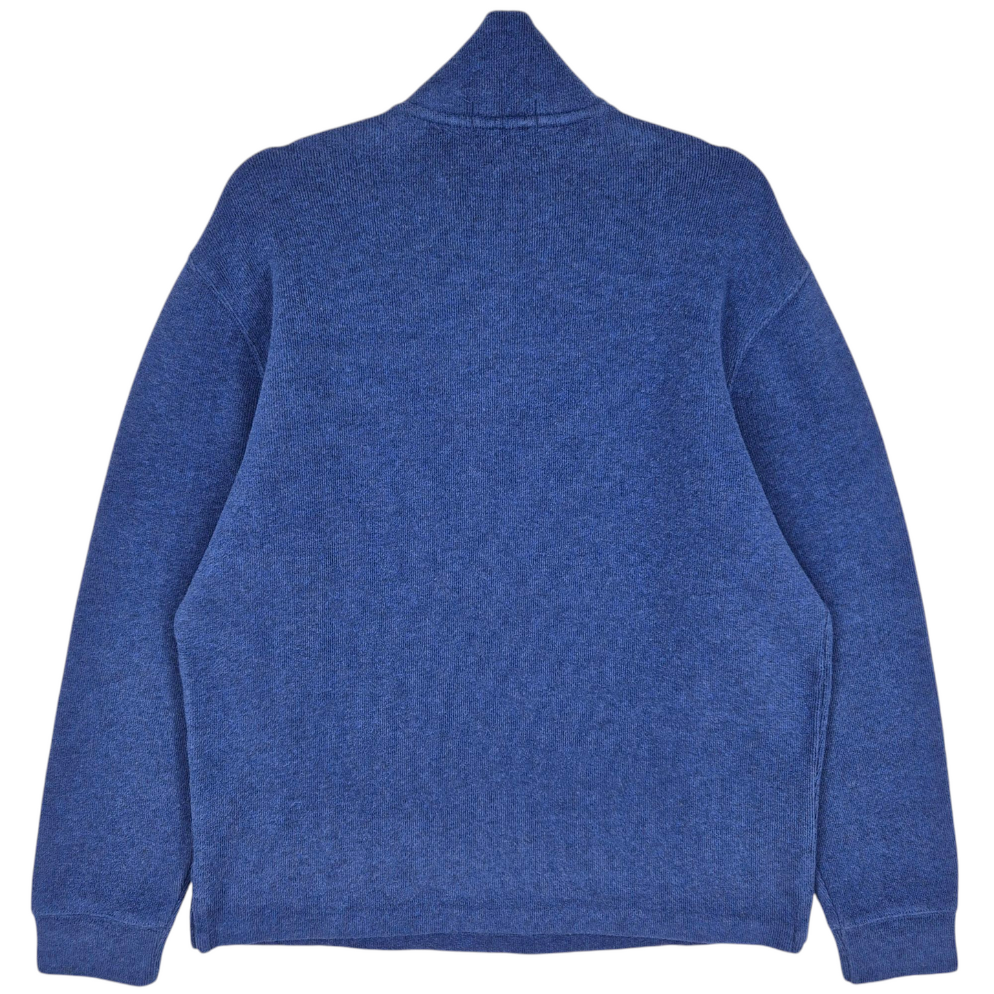 Polo Ralph Lauren Blue Quarter Zip Knit Sweater Size M
