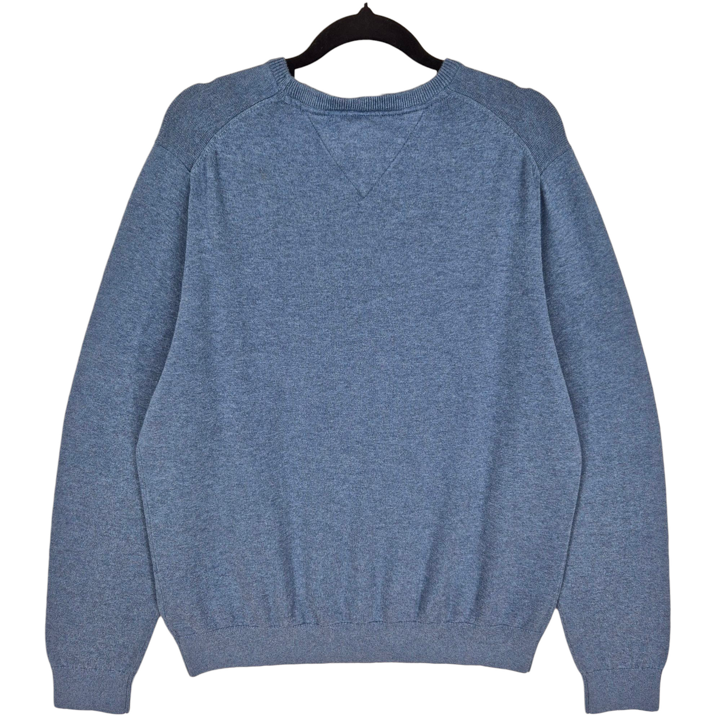 Tommy Hilfiger Steel Blue Crewneck Knit Sweater Size L