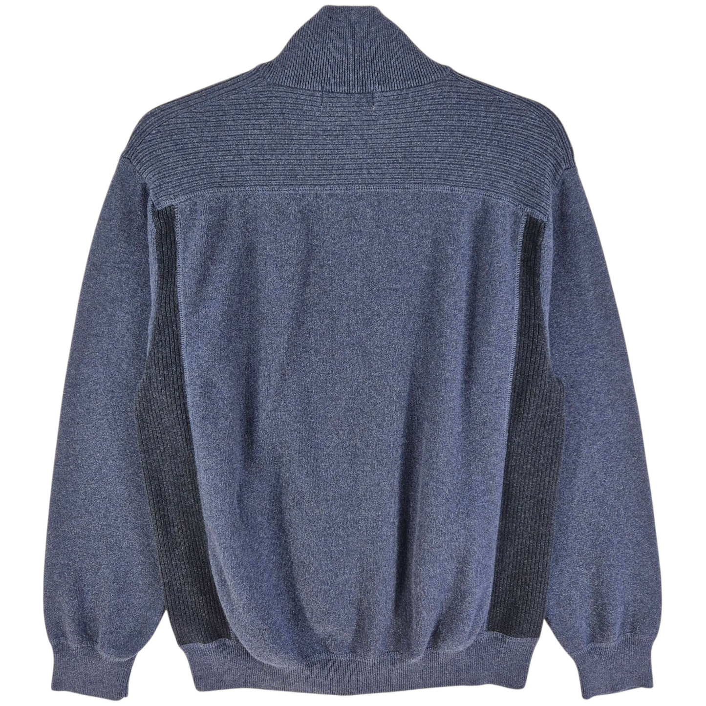 Calvin Klein Steel Blue Knit Jacket Size L