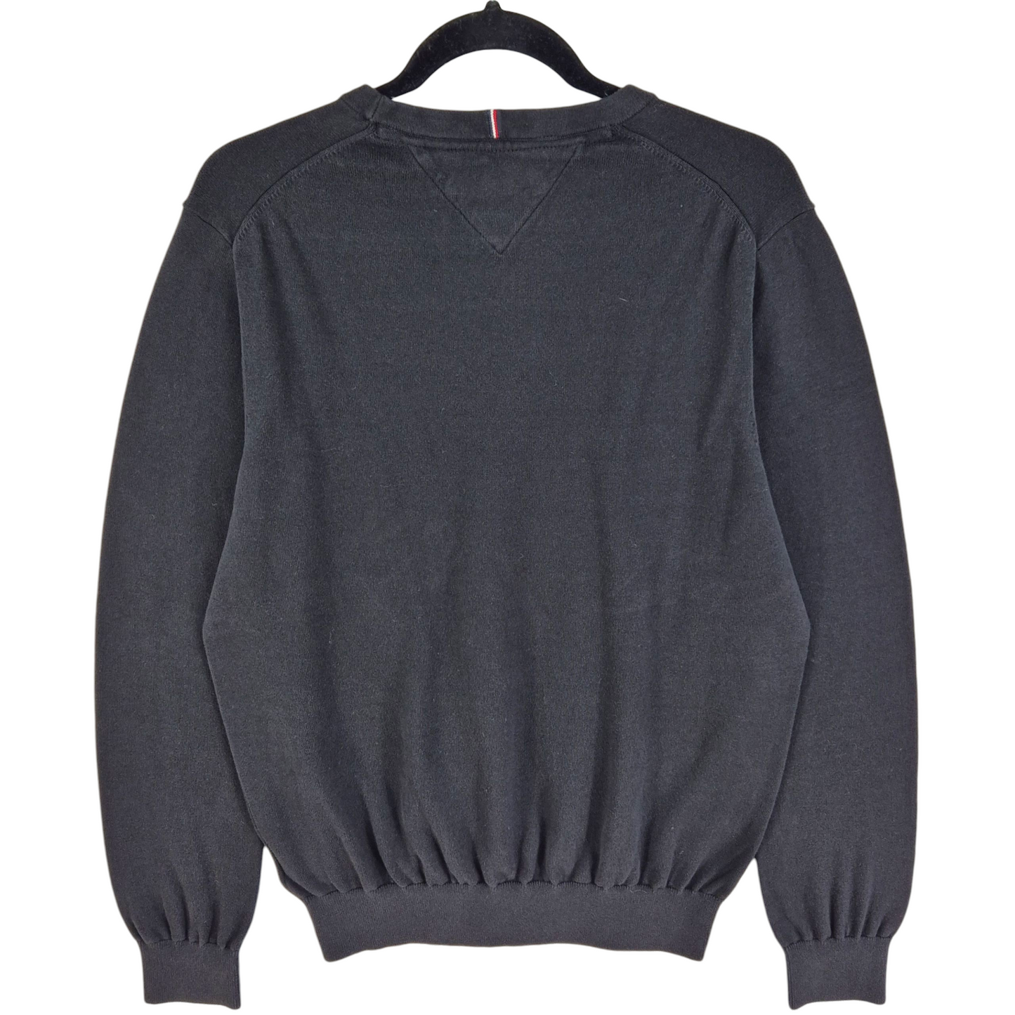 Tommy Hilfiger Black Crewneck Knit Sweater Size L