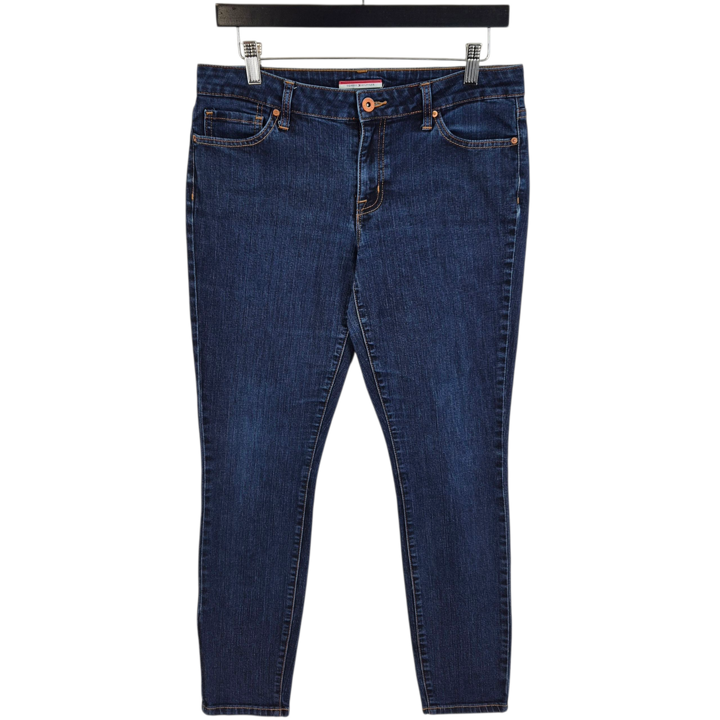 Tommy Hilfiger Jeans Womens Dark Blue Skinny Stretch Denim W31