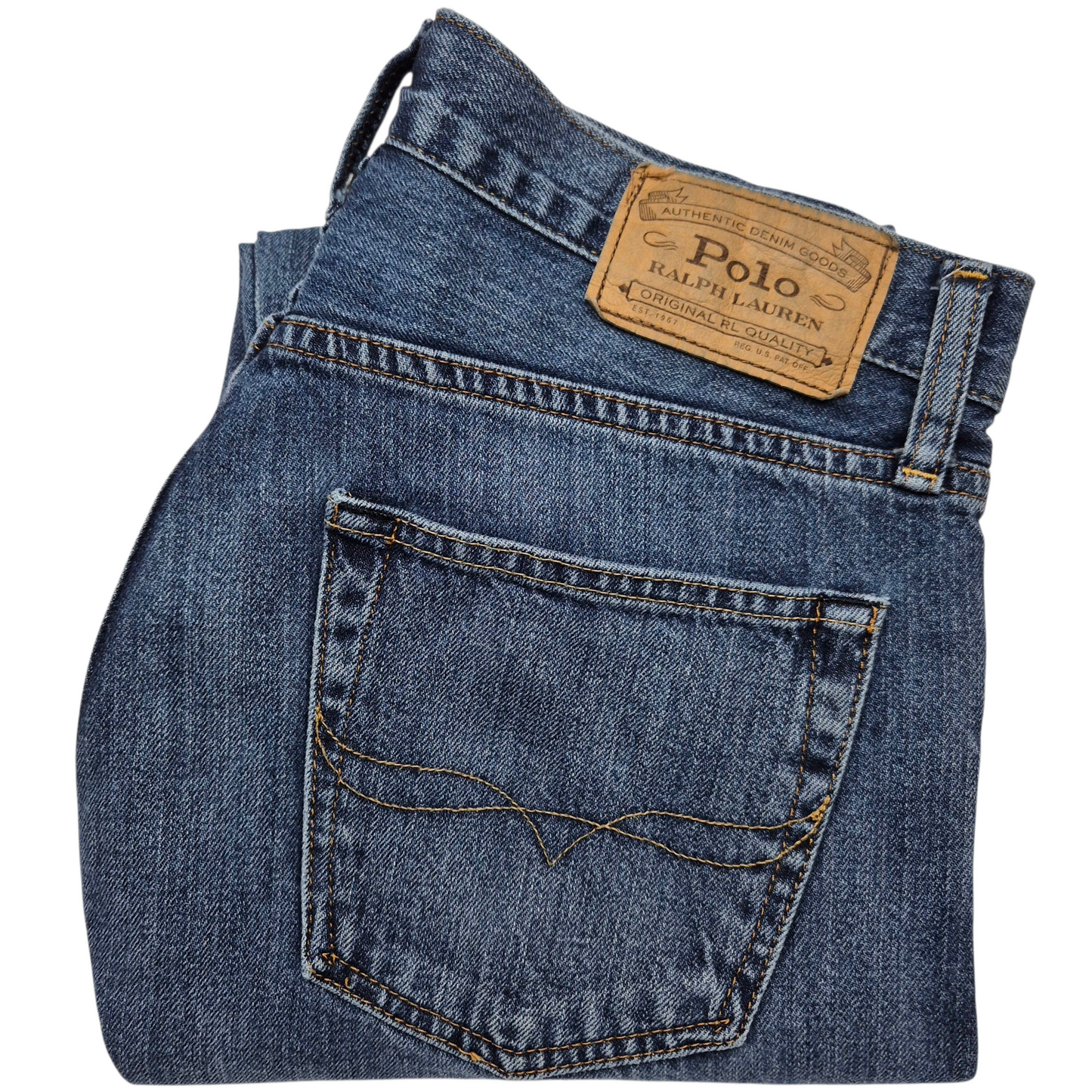 Polo Ralph Lauren Jeans Blue Slim Straight Leg Denim W31