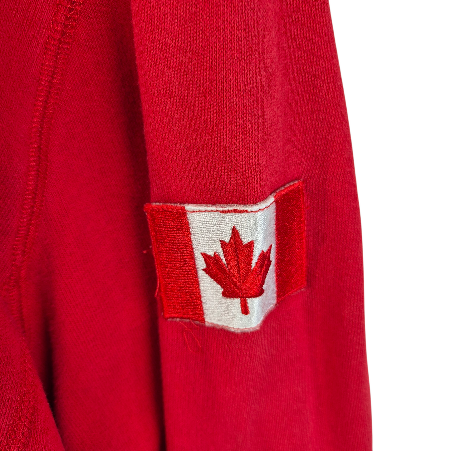 Canada Olympic Team Red Zip Hoodie Size 2XL