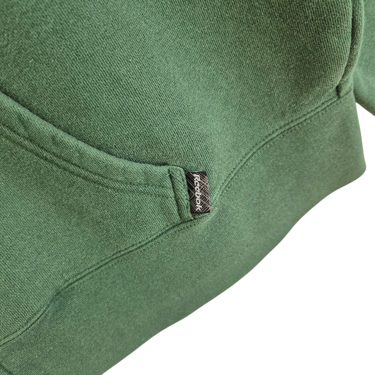 Vintage Reebok NFL Green Bay Packers Embroidered Zip Hoodie Size XL