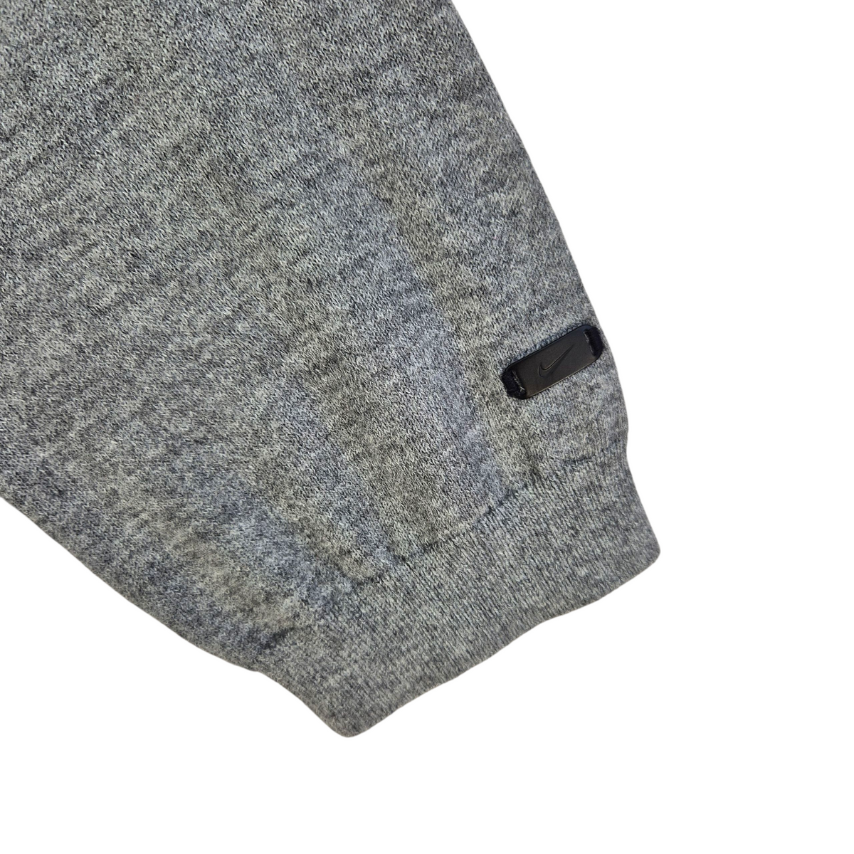 Nike Golf Grey 30% Merino Wool Quarter Button Knit Sweater Size XL