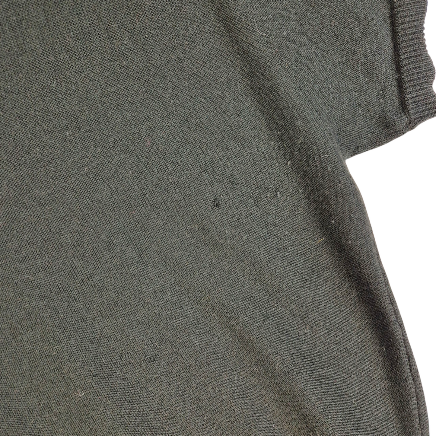 Lacoste Womens Dark Green Oversized Knit Top Size L
