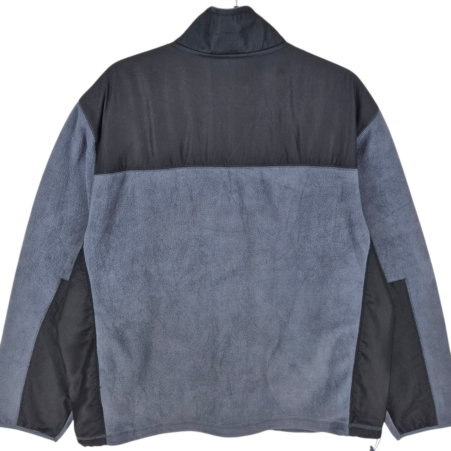 Vintage Starter 2000's Grey & Black Fleece Zip Jumper Size XL