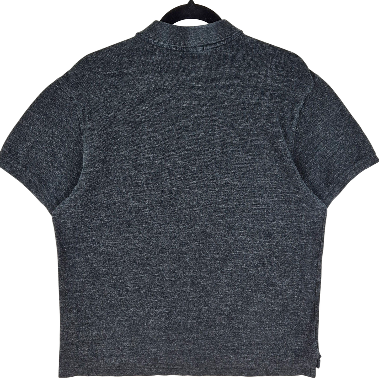 Polo Ralph Lauren Dark Grey Slim Fit Cotton Polo Shirt Size XL