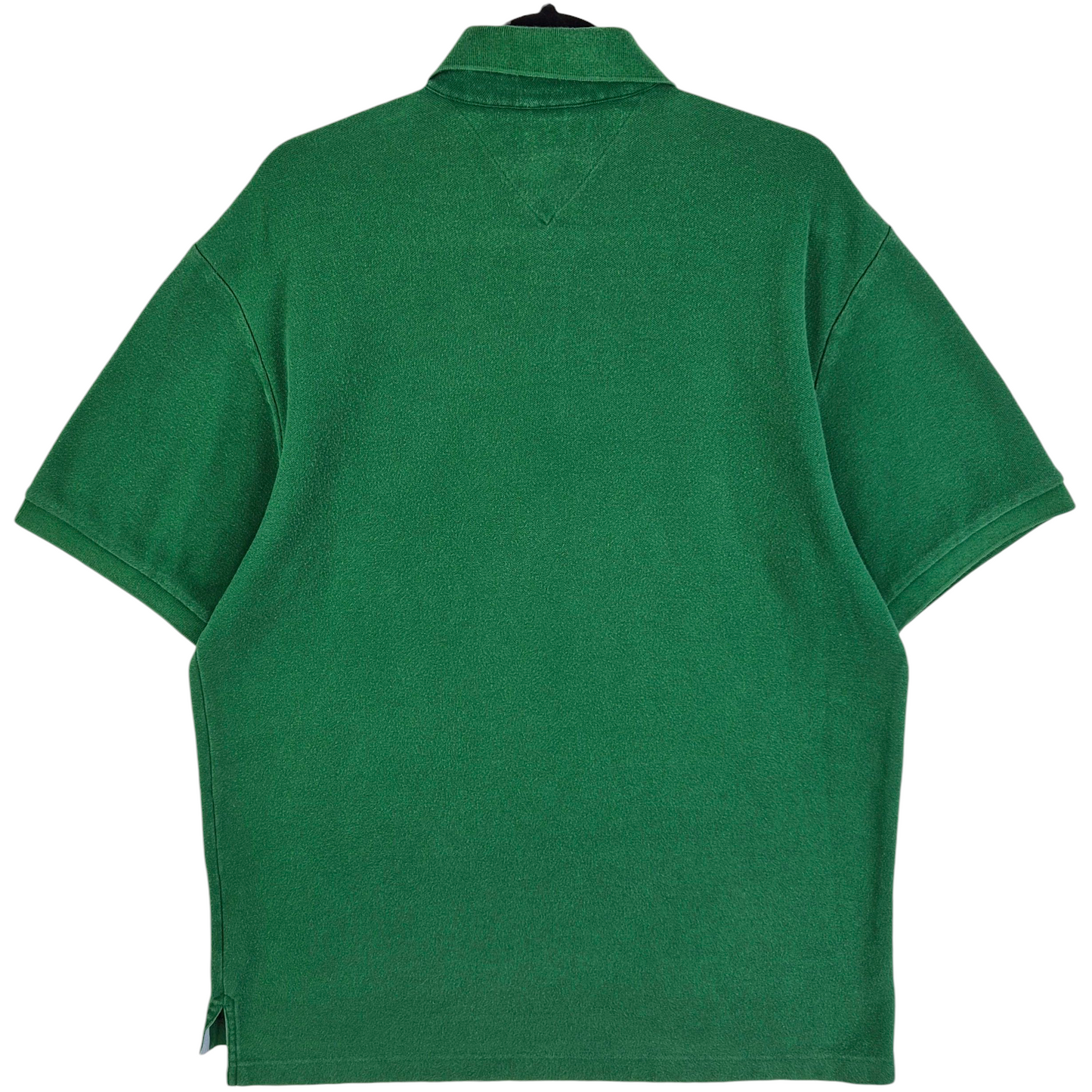 Tommy Hilfiger Green Cotton Polo Shirt Size XL