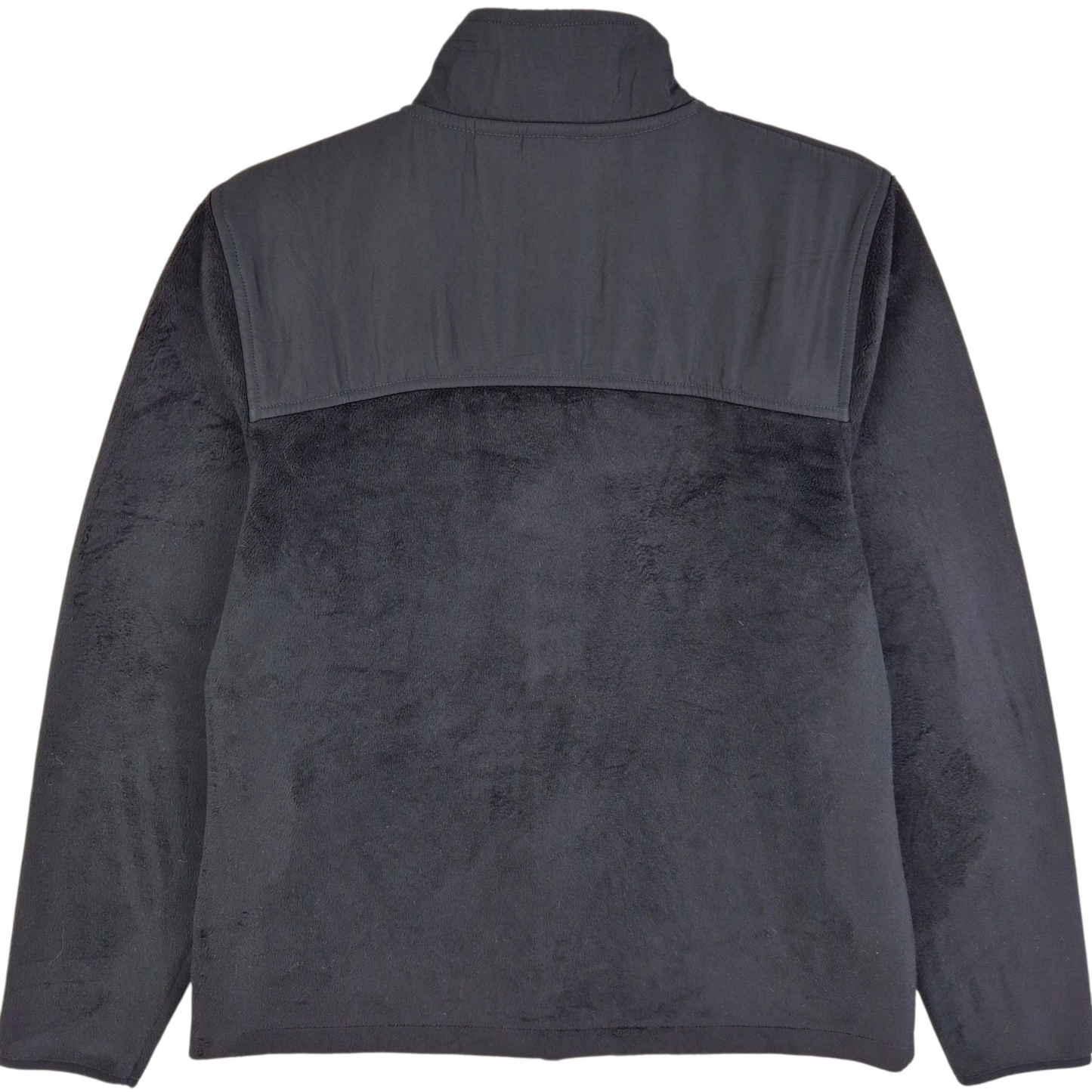 FILA Sport Womens Black Mink Fleece Zip Jumper Size S