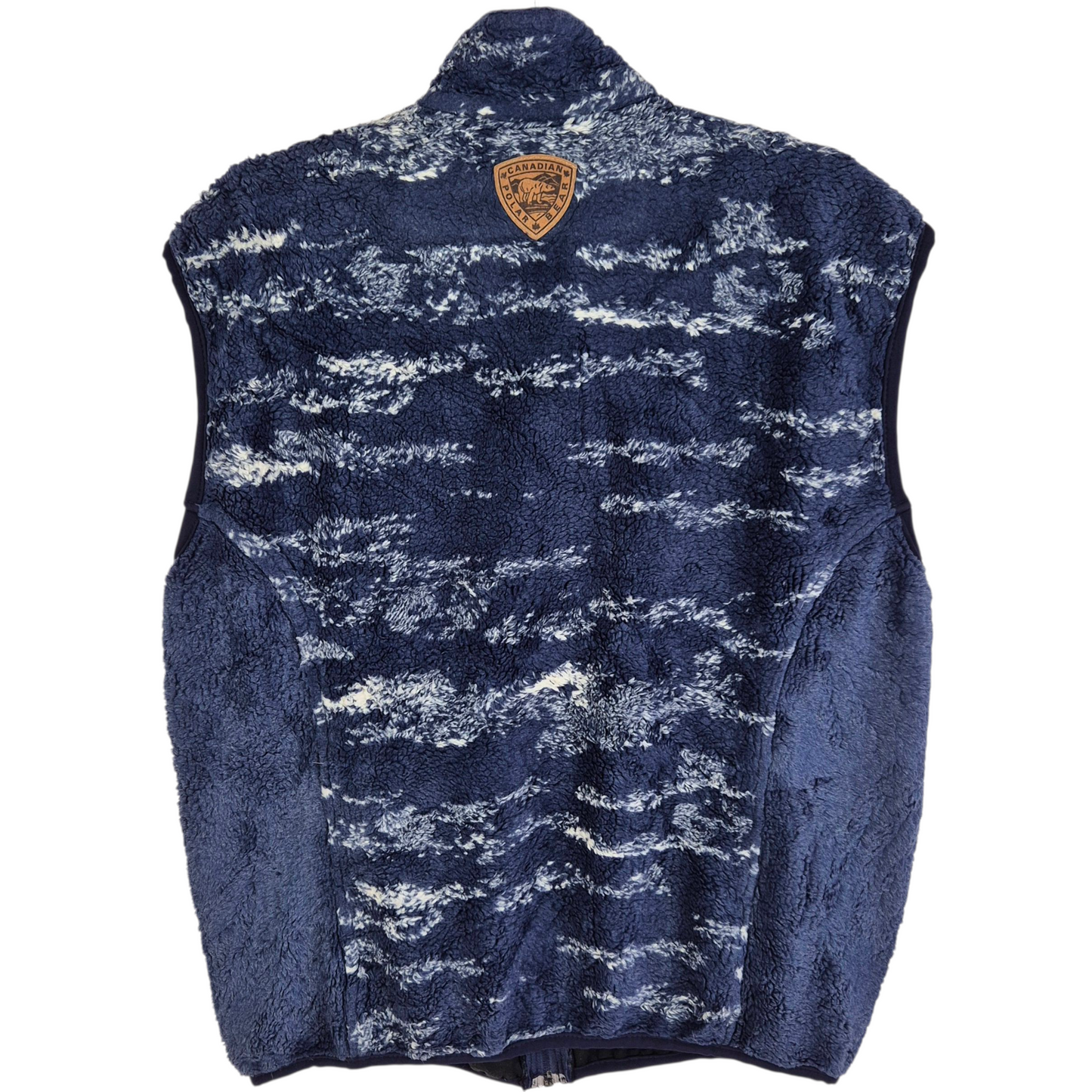 Vintage Nanuk Canada 80's Blue Fleece Zip Vest Size S