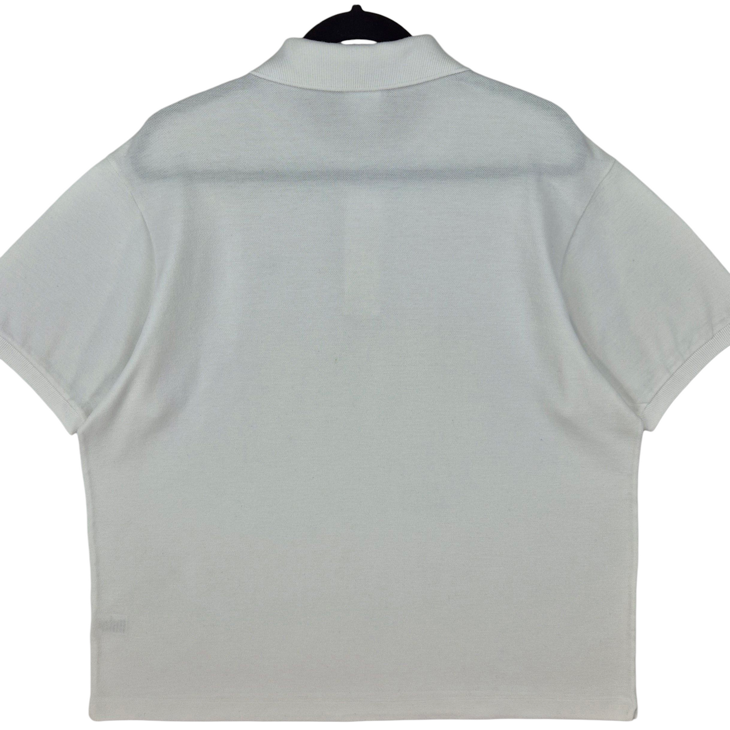 Lacoste White Cotton Polo Shirt Size 2XL