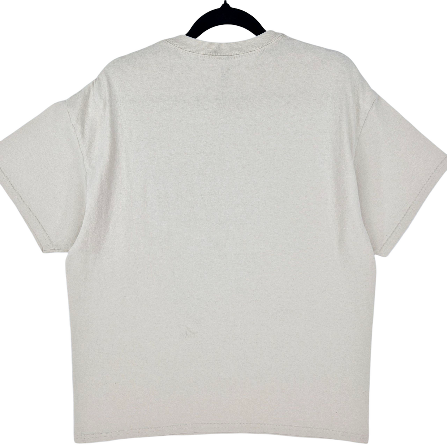 Playboy Light Brown Cotton Tee Shirt Size L